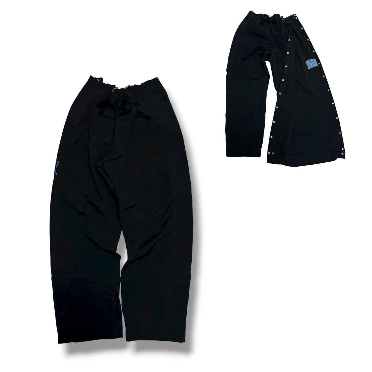 Nike Rare Nike Nylon Force vintage Pants 90s Y2K Drill baggy Size US 36 / EU 52 - 1 Thumbnail