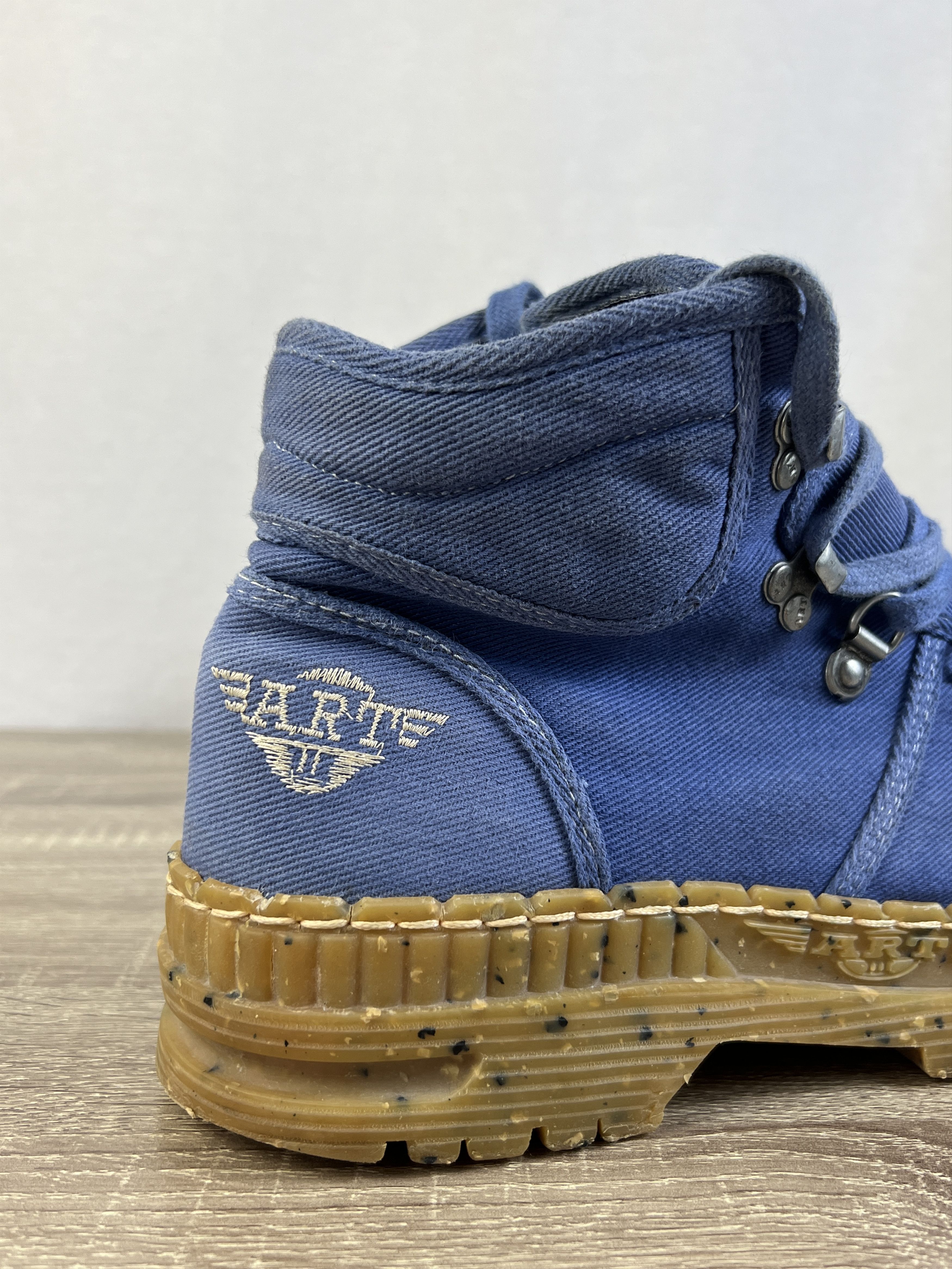 Japanese Brand Vintage The Art Company Chunky Blue Personal Boots Size US 8.5 / EU 41-42 - 15 Thumbnail