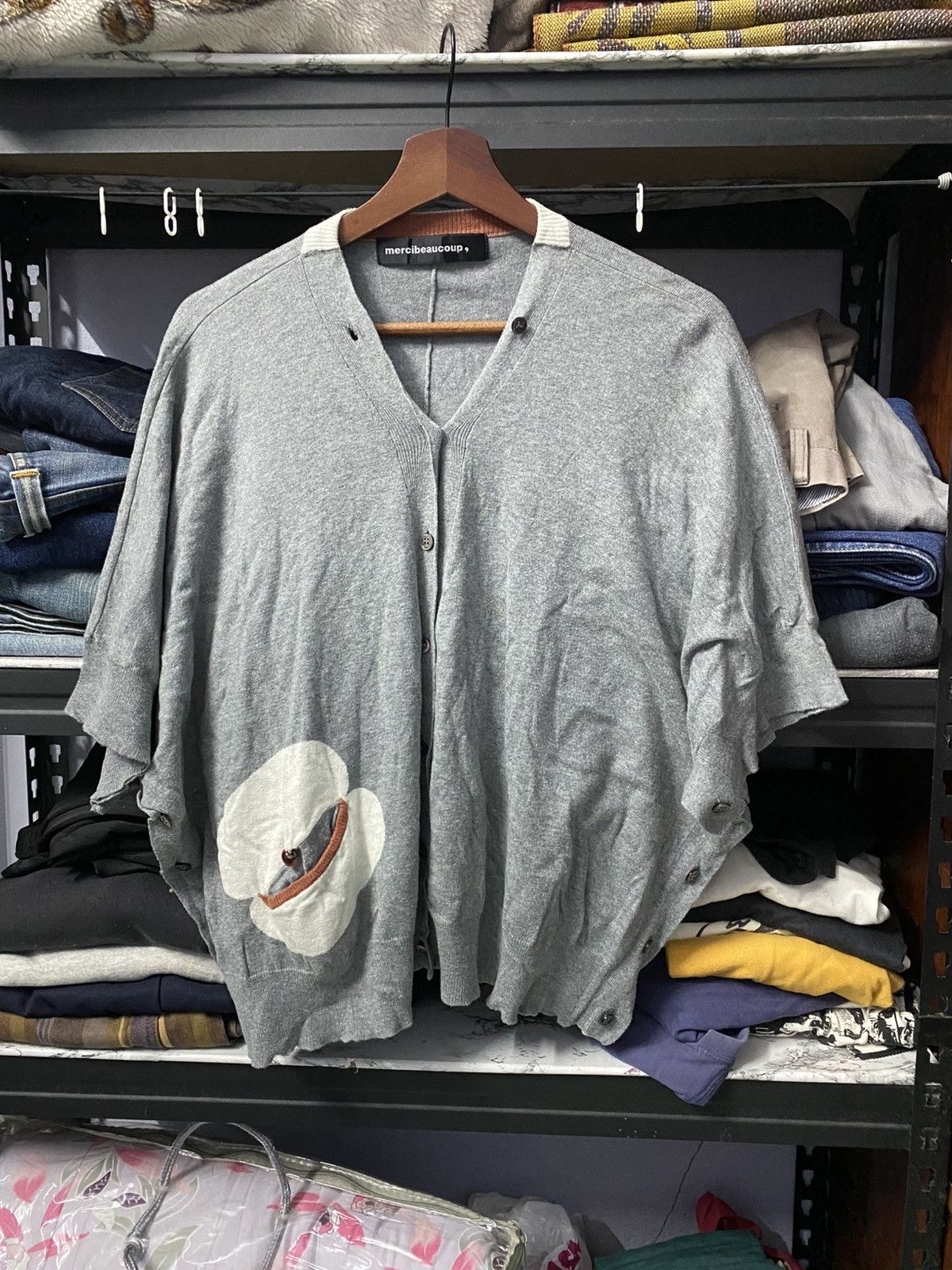 Mercibeaucoup Crop top Button Shirt
