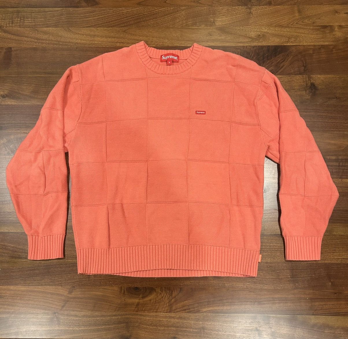 Supreme Supreme Tonal Checkerboard Small Box Sweater | Grailed 