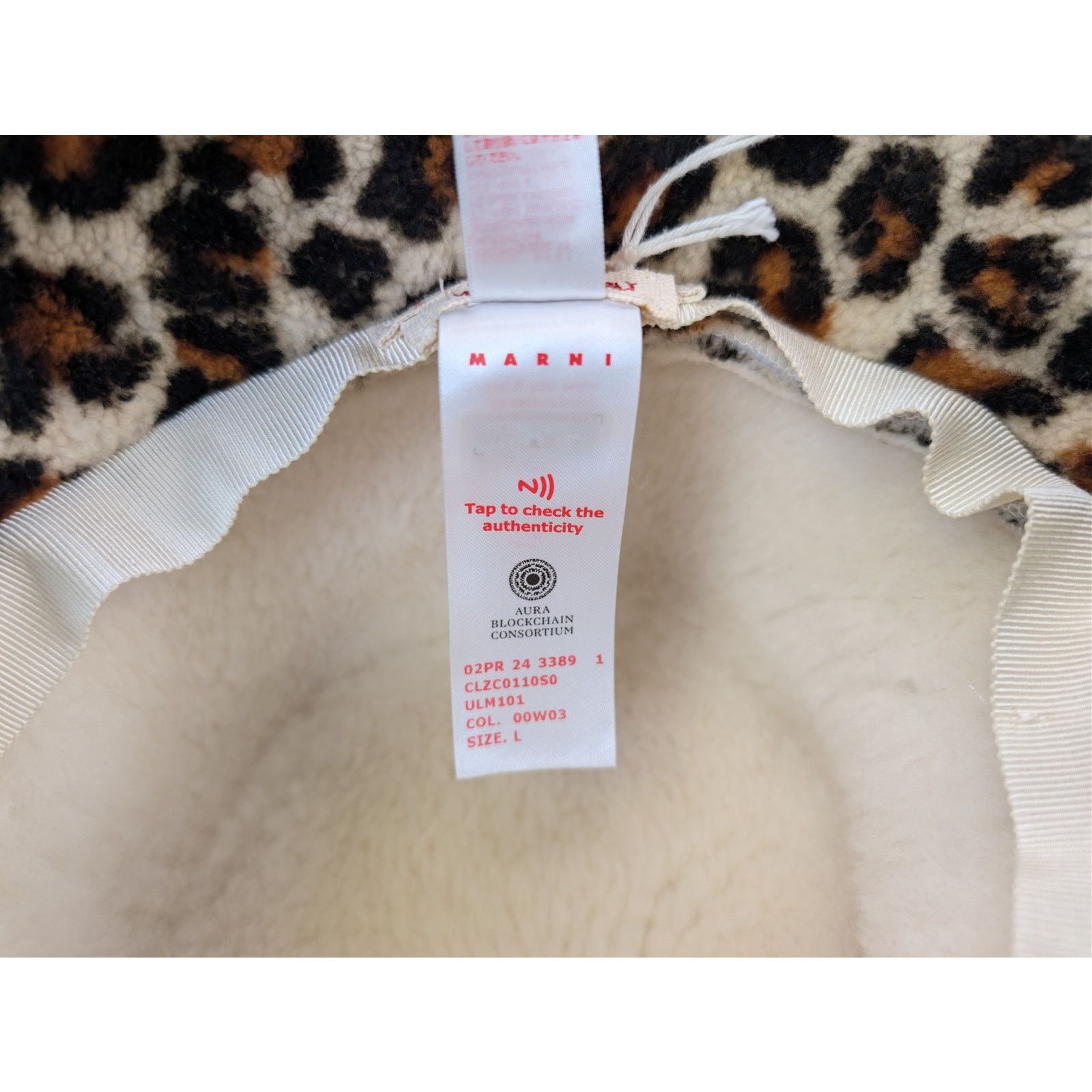 Marni o1rshd1 Size: L / Shearling Leopard Print Bucket Cap / Hat Size ONE SIZE - 15 Thumbnail