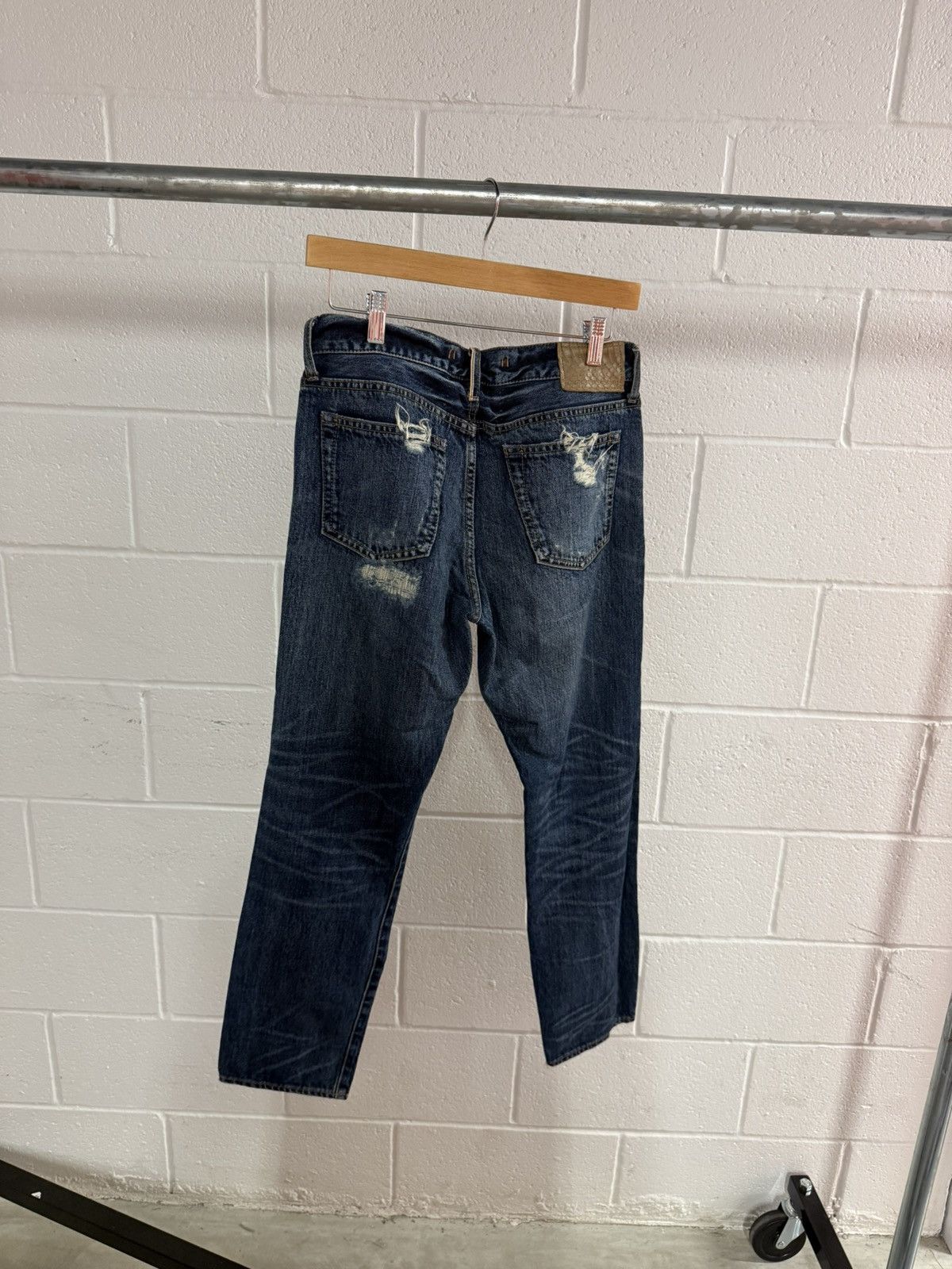 Vintage vintage distressed denim Size US 28 / EU 44 - 4 Thumbnail