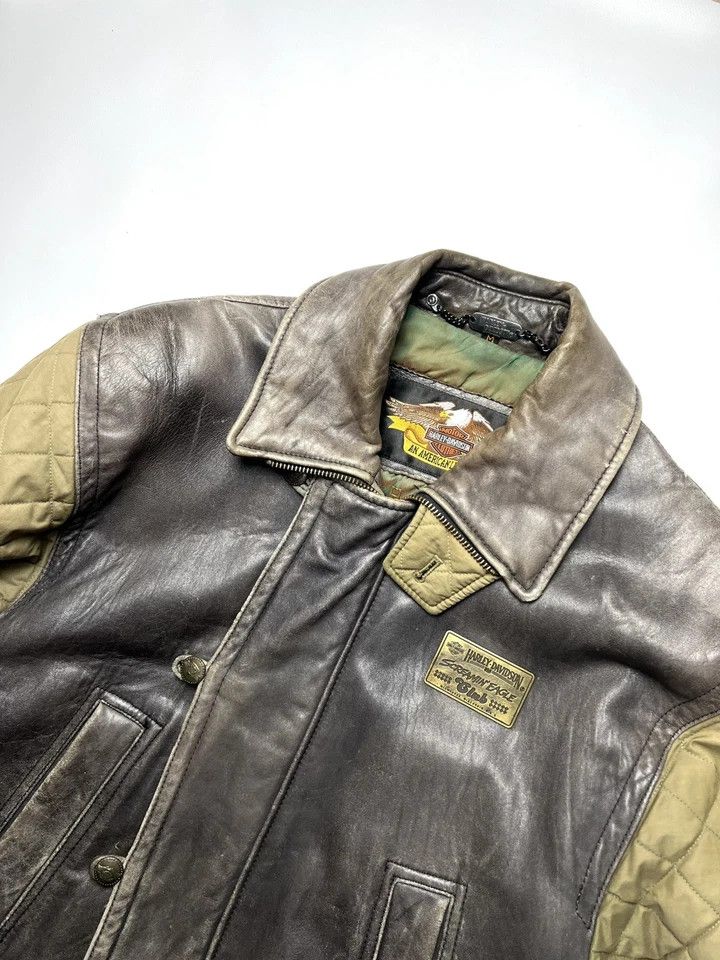 Harley Davidson Harley-Davidson RARE EXCLUSIVE Vintage Leather Jacket 1970s Size US M / EU 48-50 / 2 - 8 Thumbnail