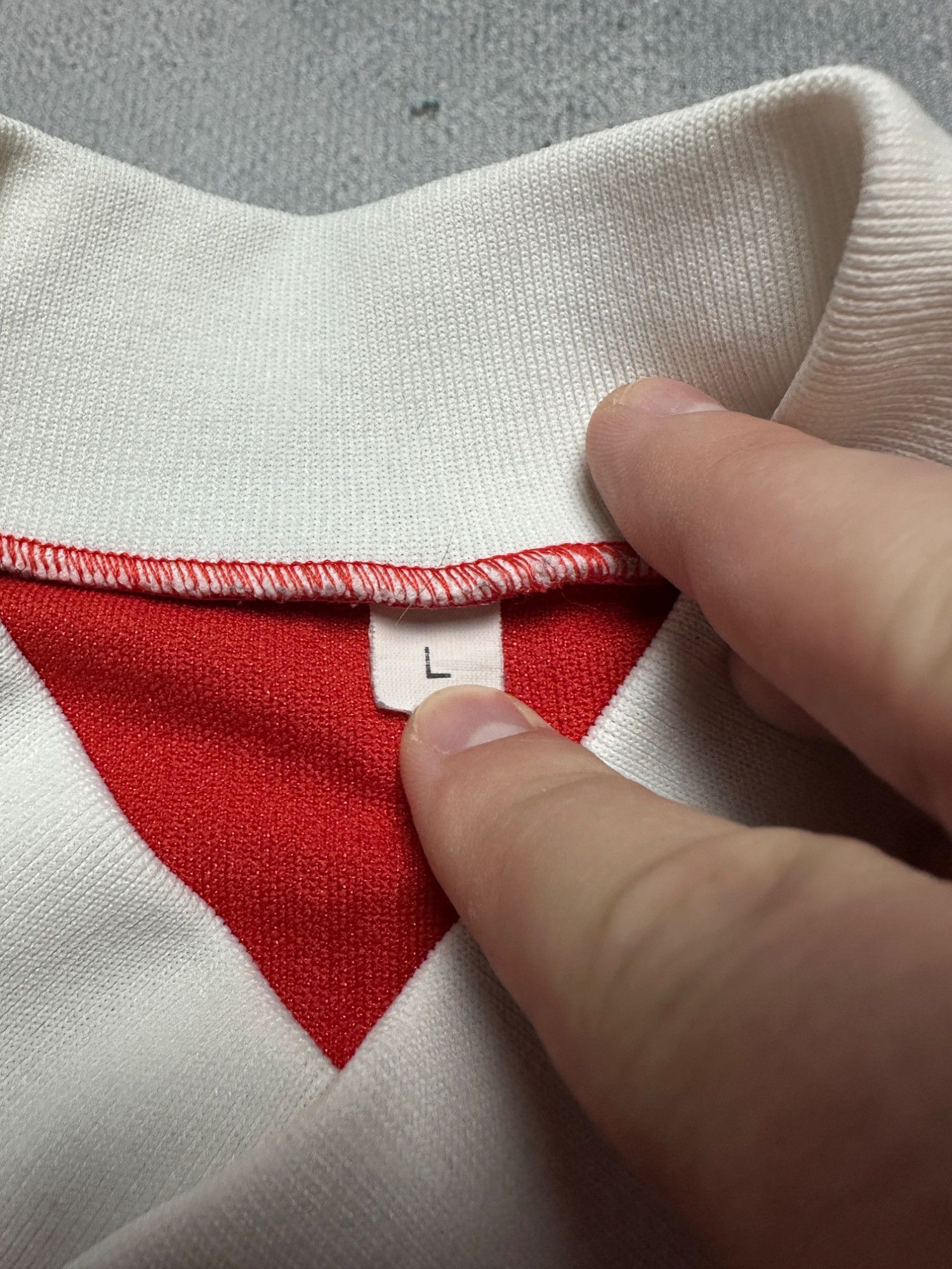 Le Coq Sportif Vintage Le Coq Sportif Coop Red Long Sleeve Soccer Jersey L Size US L / EU 52-54 / 3 - 8 Thumbnail