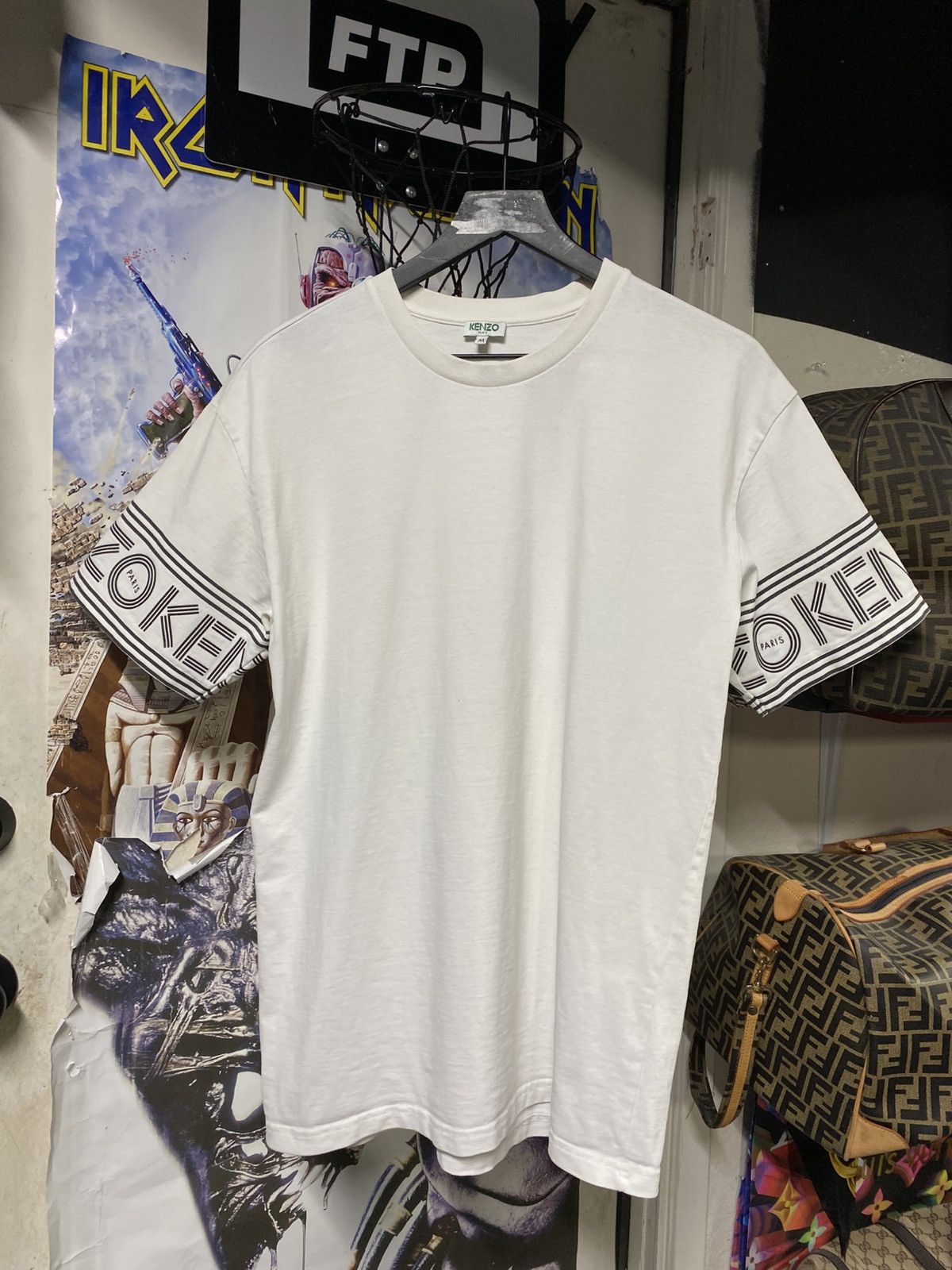 Kenzo Kenzo Paris White T-Shirt Preowned Men’s Medium Size US M / EU 48-50 / 2 - 1 Thumbnail