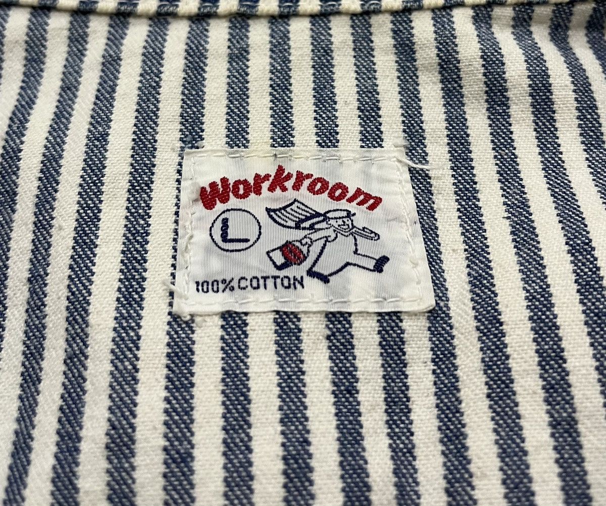 Vintage True Vintage 60s Workroom Hickory Stripe Work Jacket Size US L / EU 52-54 / 3 - 3 Thumbnail