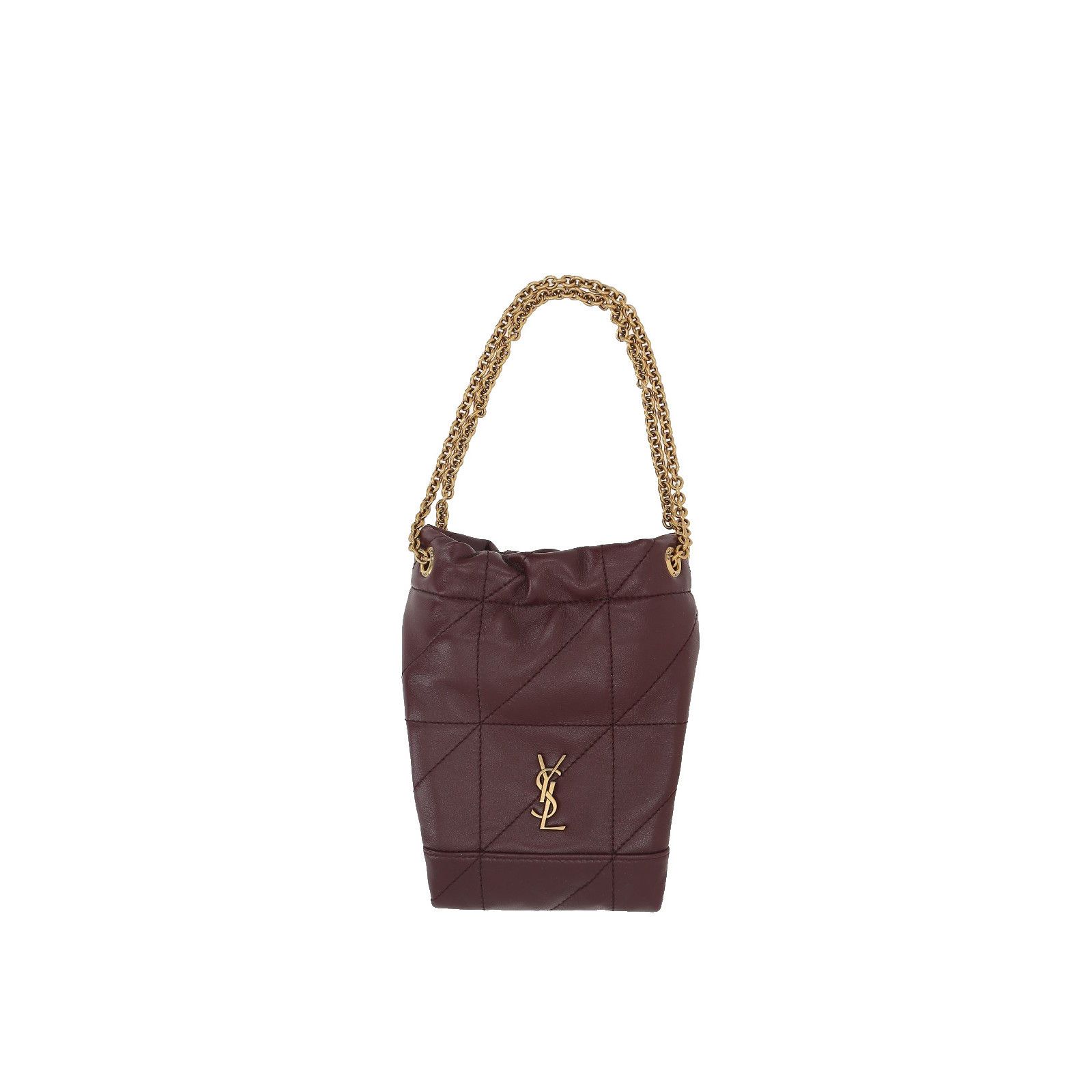 AMI SAINT LAURENT Jamie Mini Red Leather Pouch Bag New & Authent Size ONE SIZE - 1 Thumbnail