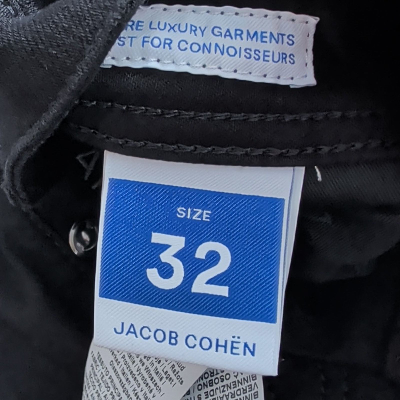Jacob Cohen Jacob Cohen Midnight Black Slim Men Jeans Size 32 Size US 32 / EU 48 - 7 Thumbnail
