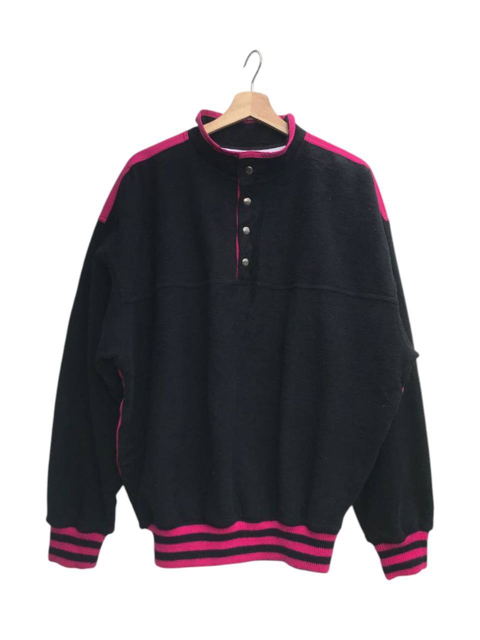 United Colors Of Benetton United Colors of Benetton Quarter Buttons Pullover Jacket Size US L / EU 52-54 / 3 - 2 Thumbnail