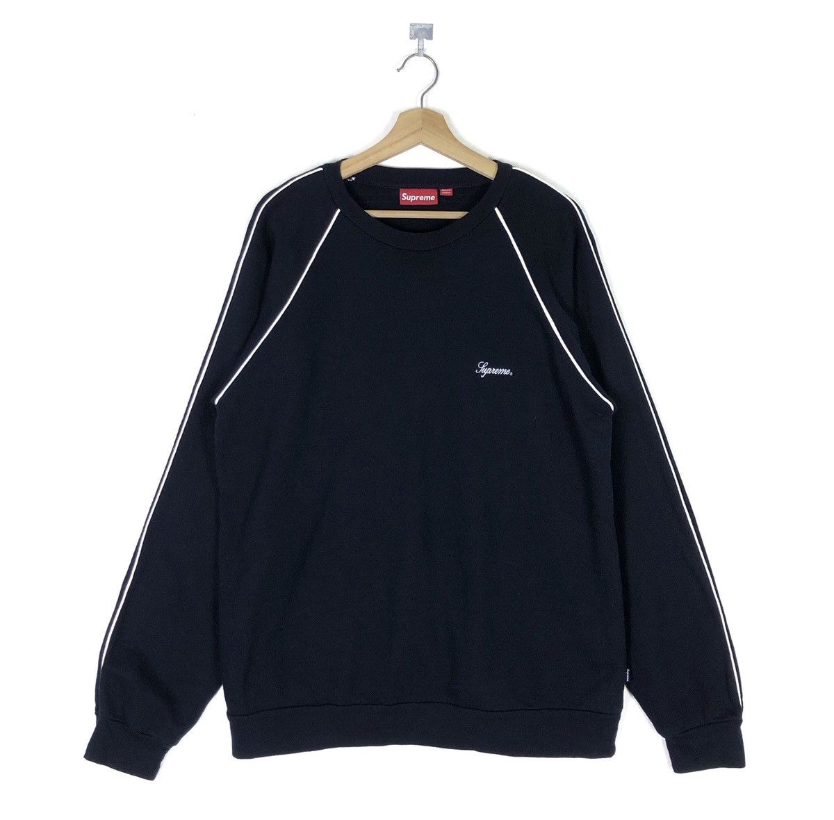 Supreme RARE🔥VINTAGE SUPREME LIGHTWEIGHT BAGGY SWEATSHIRT Size US XL / EU 56 / 4 - 1 Thumbnail