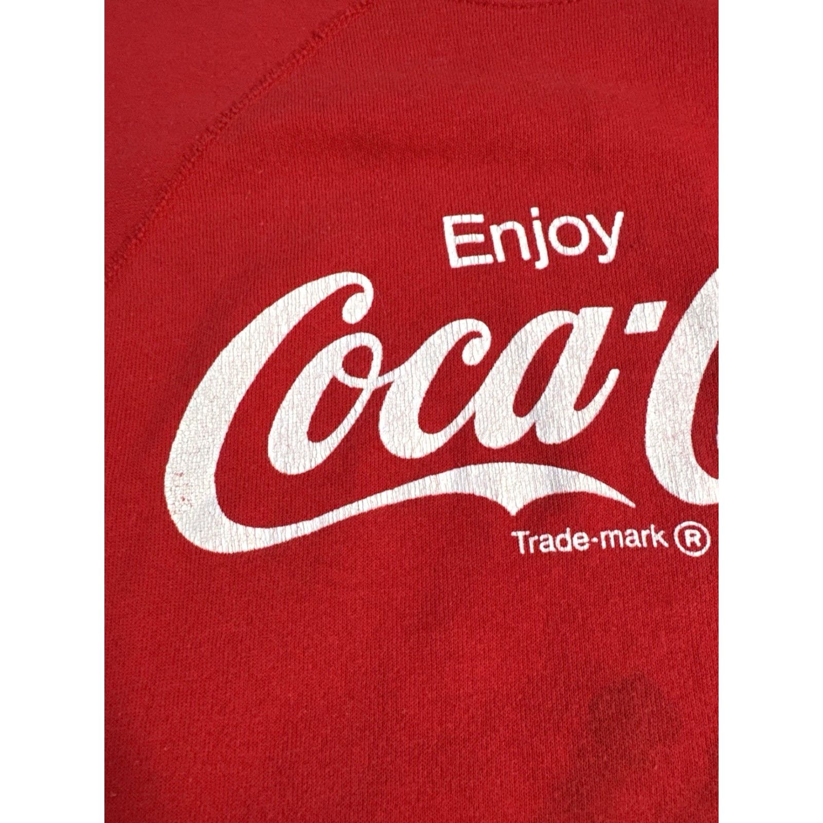 Vintage VINTAGE Coca Cola Crewneck Sweatshirt Red USA Made Mens Medium Panhill 80s 90s Classic Raglan Front Print Knit Pullover Sweatshirt Mens Size US M / EU 48-50 / 2 - 5 Thumbnail