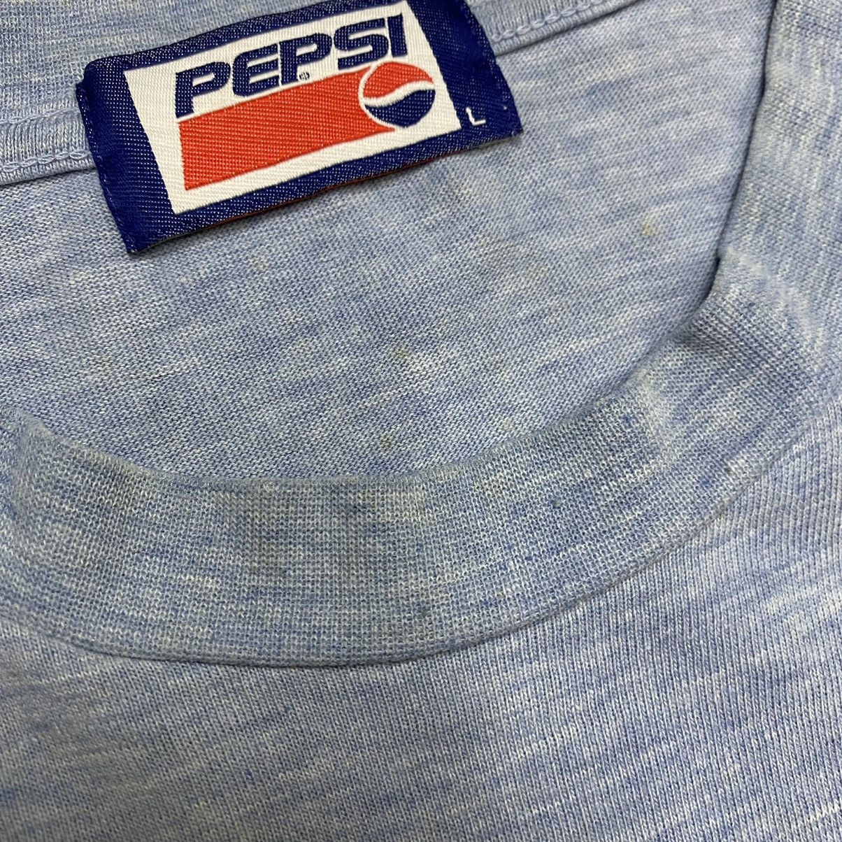 Pepsi × Vintage Vintage 90s Pepsi T-shirt Size US L / EU 52-54 / 3 - 5 Thumbnail
