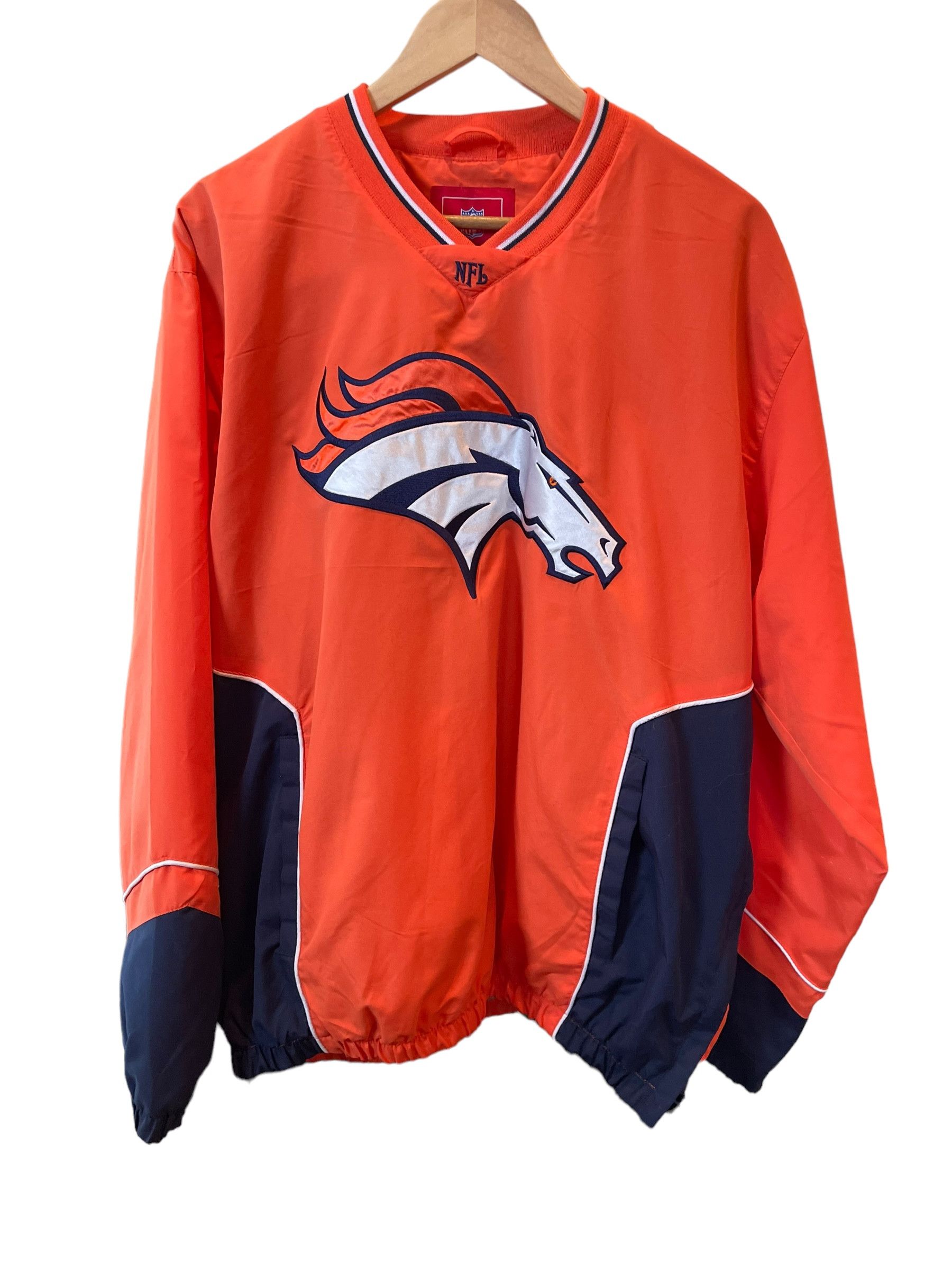 NFL Vintage Y2K Denver Broncos Logo Windbreaker Size US L / EU 52-54 / 3 - 1 Thumbnail