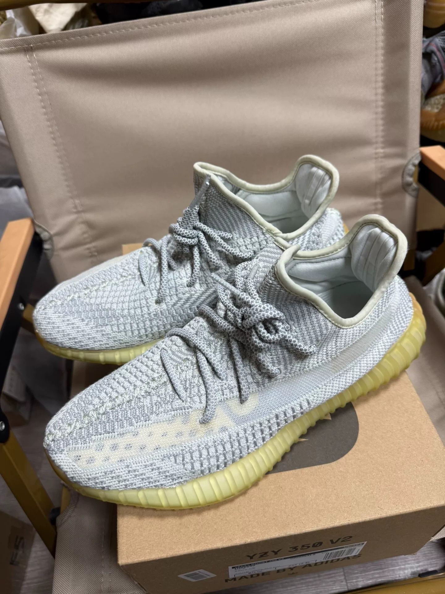 Adidas Adidas YEEZY350 Gray Lowtop Sneakers 9.5 Men Size US 9.5 / EU 42-43 - 1 Thumbnail