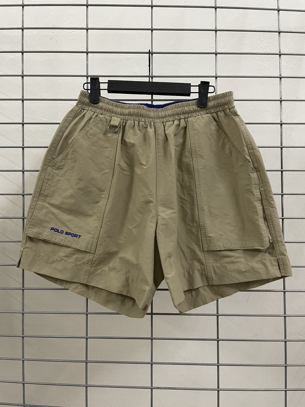 Beauty Beast × Polo Ralph Lauren × Vintage Rare Beautiful Polo Sport Ralph Lauren Fatigue Nylon Shorts Size US 34 / EU 50 - 1 Thumbnail