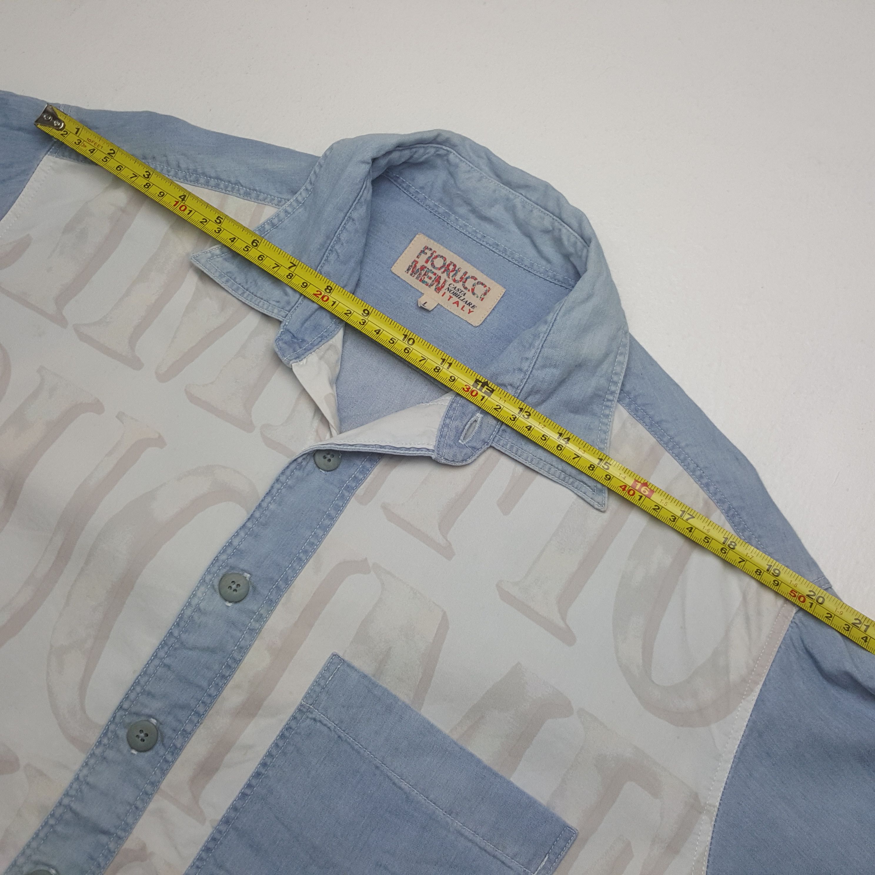 Fiorucci Vintage Florucci Men Big Print Shirt Button Up C319N30 Size US L / EU 52-54 / 3 - 5 Thumbnail