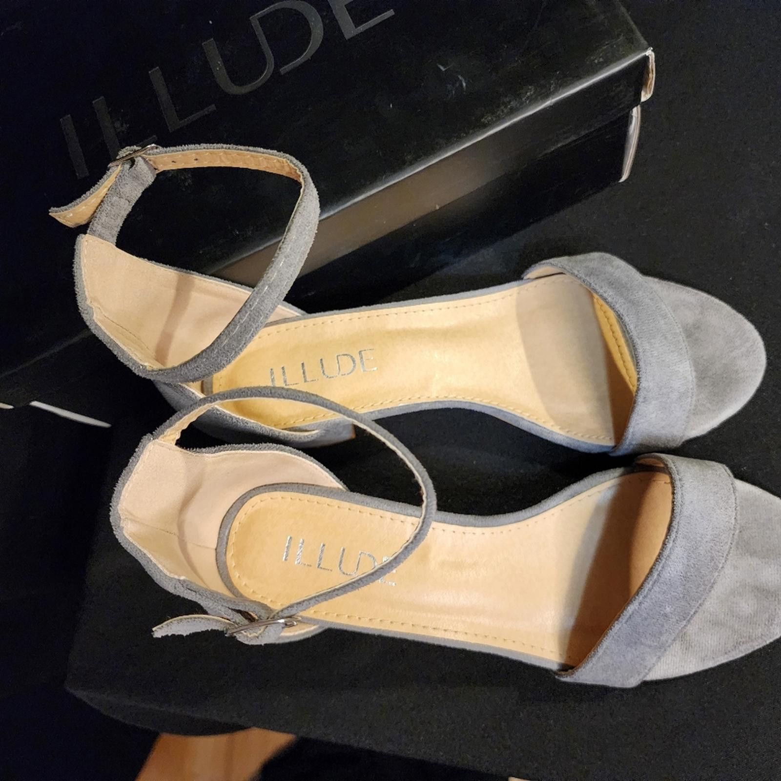 Other Size 8 Illude Grey "suede" sandals Size US 8 / IT 38 - 5 Thumbnail