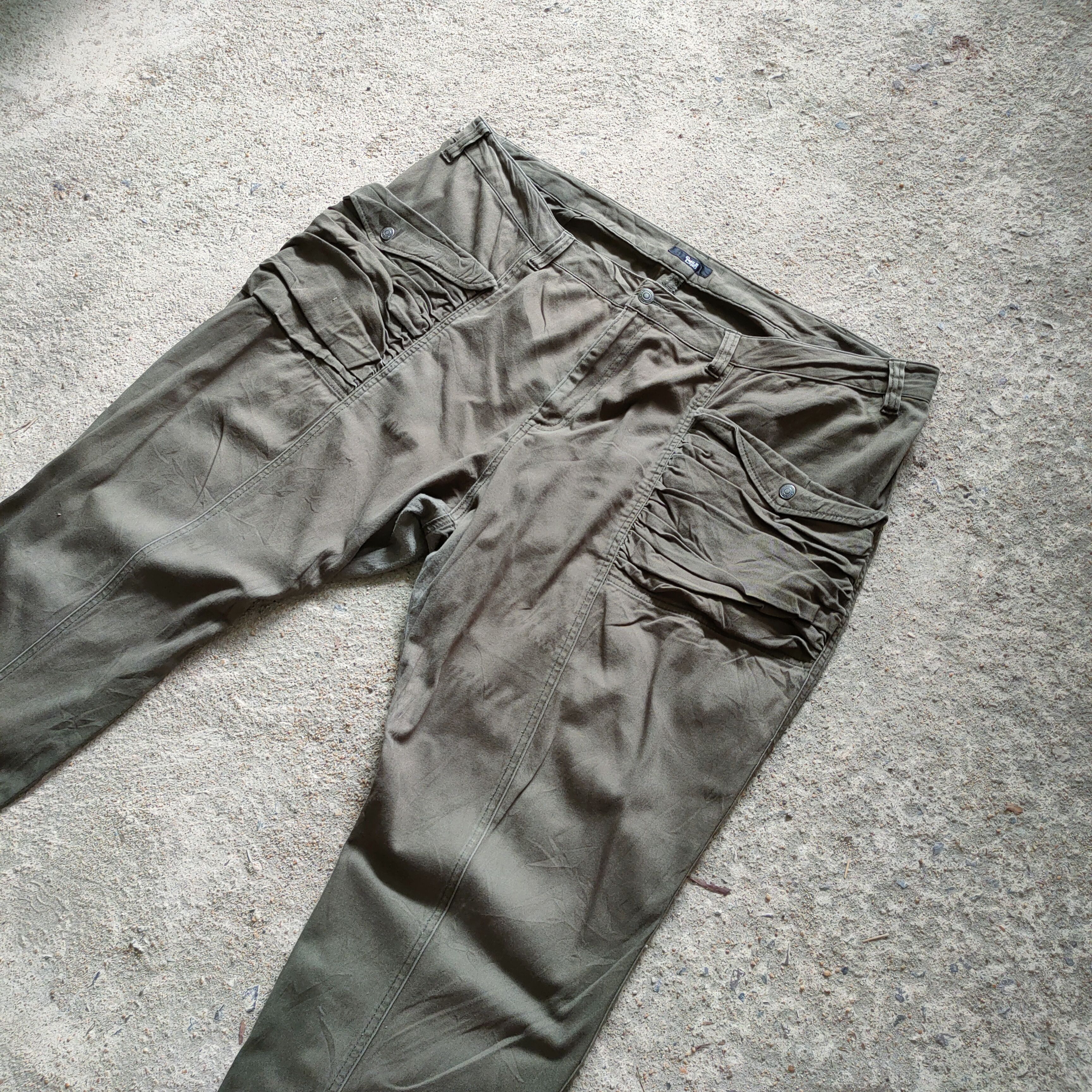 Japanese Brand × Vintage SIZE 46!! VINTAGE SMILE LAND CARGO PANTS Size US 44 / EU 60 - 2 Thumbnail