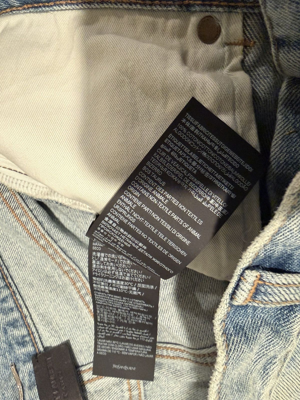 Saint Laurent Paris Saint Laurent men’s blue slim fit jeans. 32 $890 Size US 31 - 11 Thumbnail