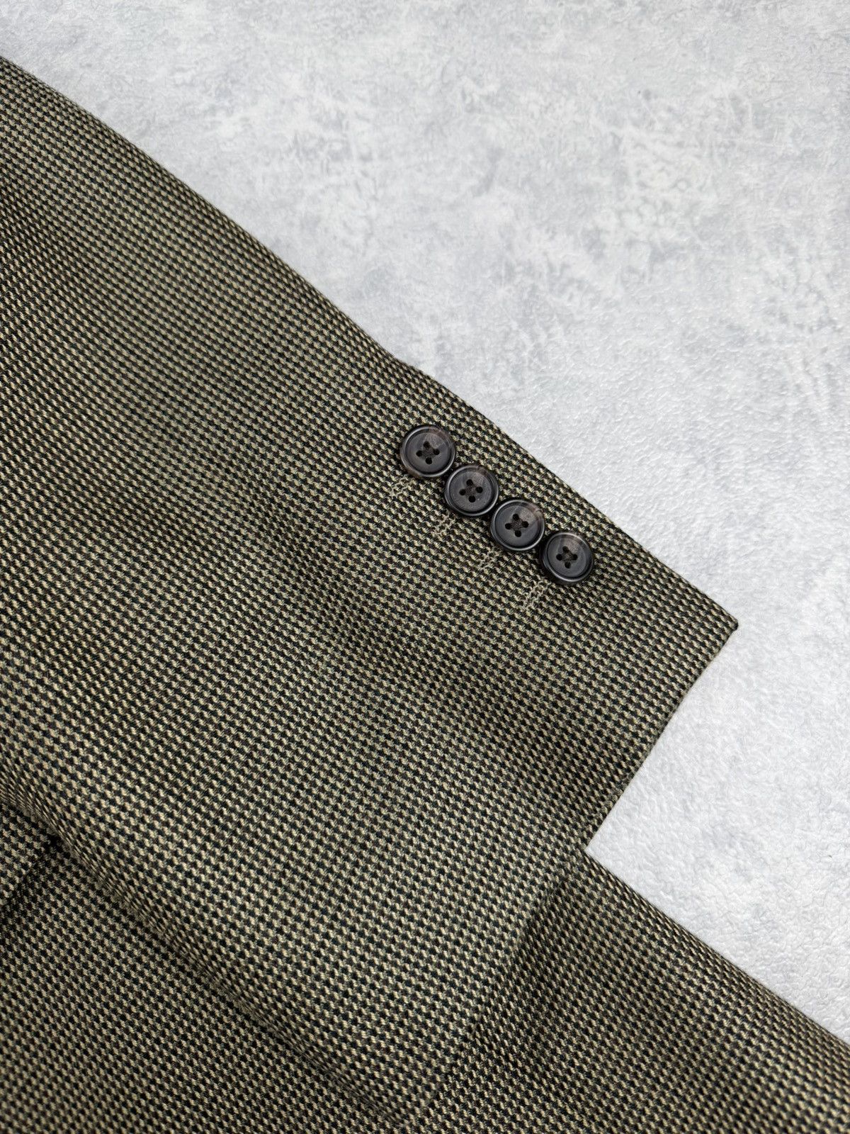 Ralph Lauren Ralph Lauren Silk Wool Houndstooth Blazer US 44S Size 44S - 7 Thumbnail