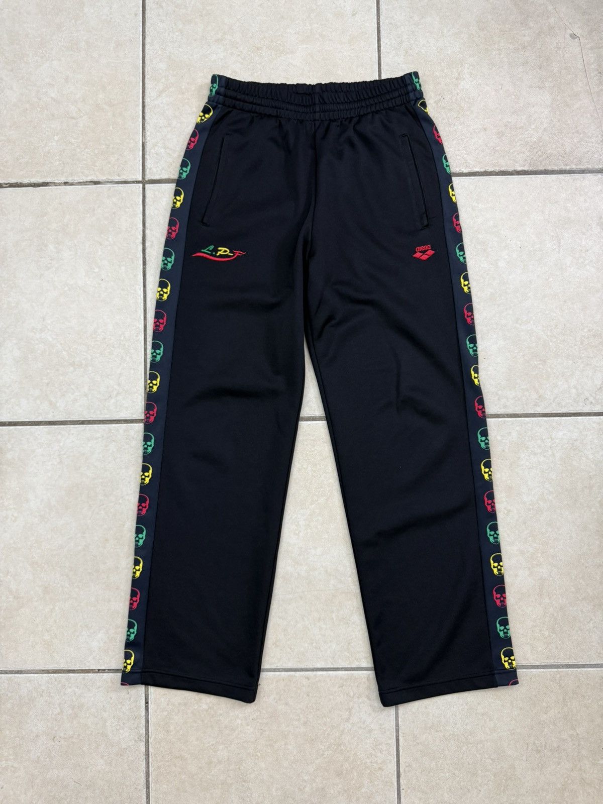 Lucien Pellat-Finet Lucien Pellat Finet X Arena Rasta Skull Track Pants Size S Size US 30 / EU 46 - 1 Thumbnail