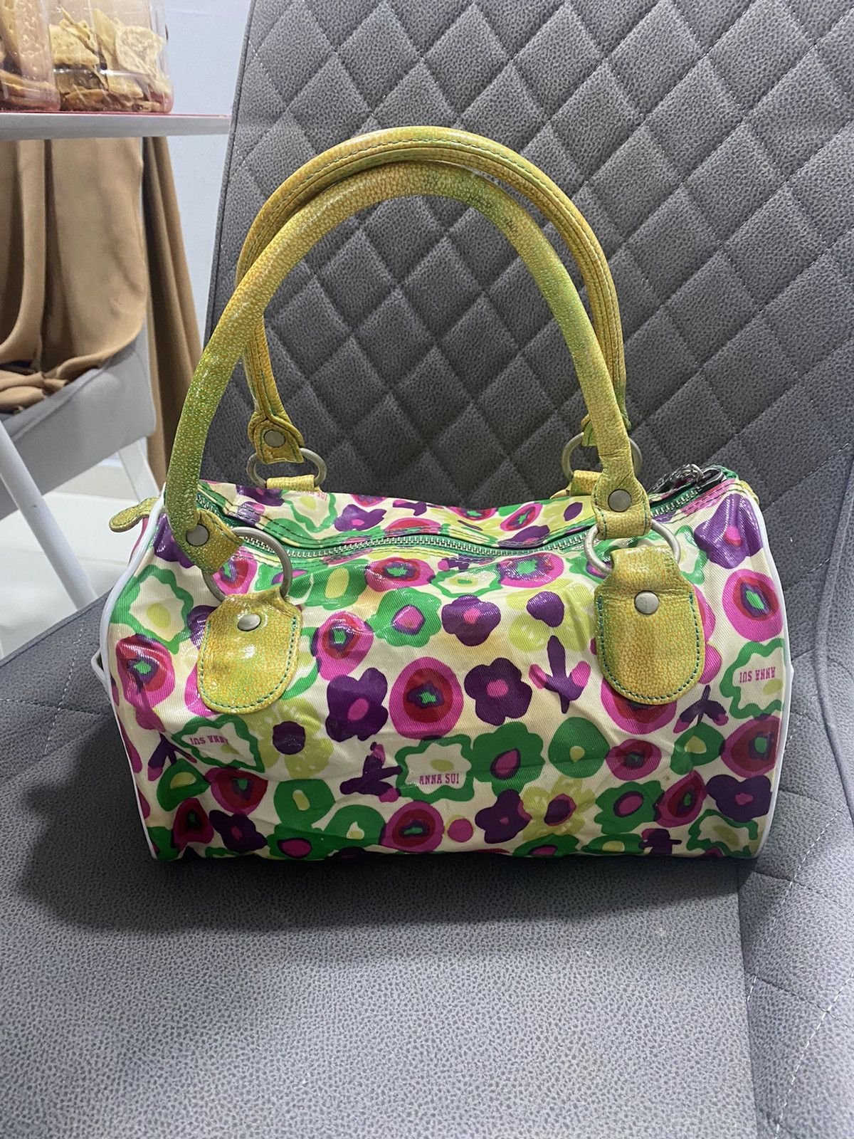 Vintage ANNA SUI MINI BOSTON BAG Size ONE SIZE - 14 Thumbnail
