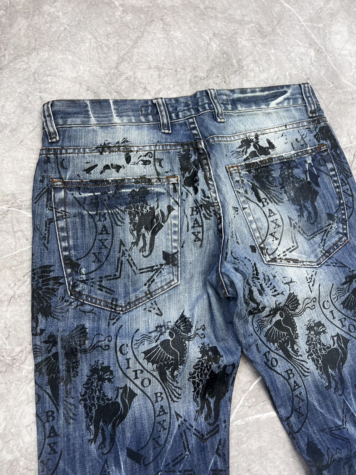 Christian Audigier × Ed Hardy × Vintage Vintage Ed Hardy Christian Audigier Wings Style Pants Size US 32 / EU 48 - 11 Thumbnail