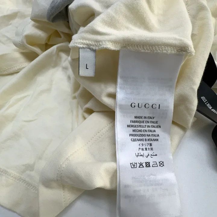 Gucci Gucci Gucci Oversized Logo Short-Sleeve T-Shirt -2506 Size US L / EU 52-54 / 3 - 5 Thumbnail