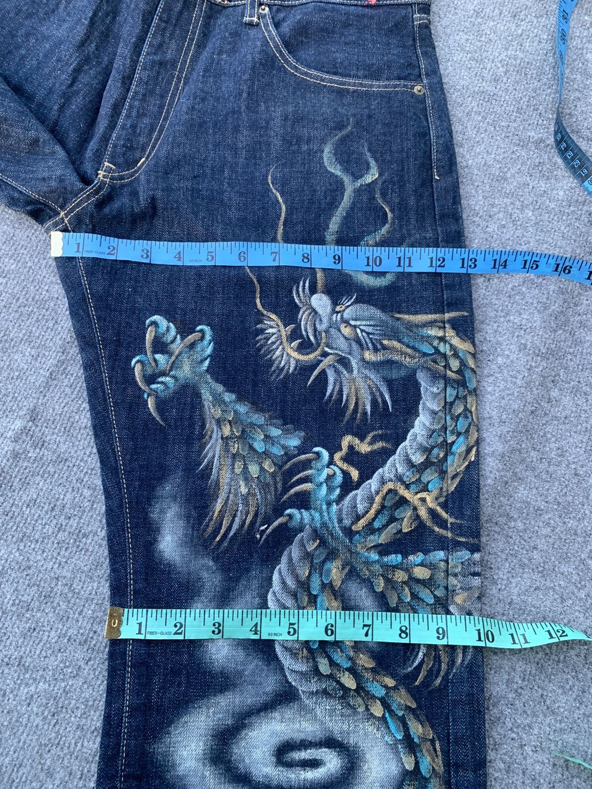 Karakuri Tamashii Dragon jeans Zen is Kyoto like karakuri tamashi style. Size US 34 / EU 50 - 9 Thumbnail