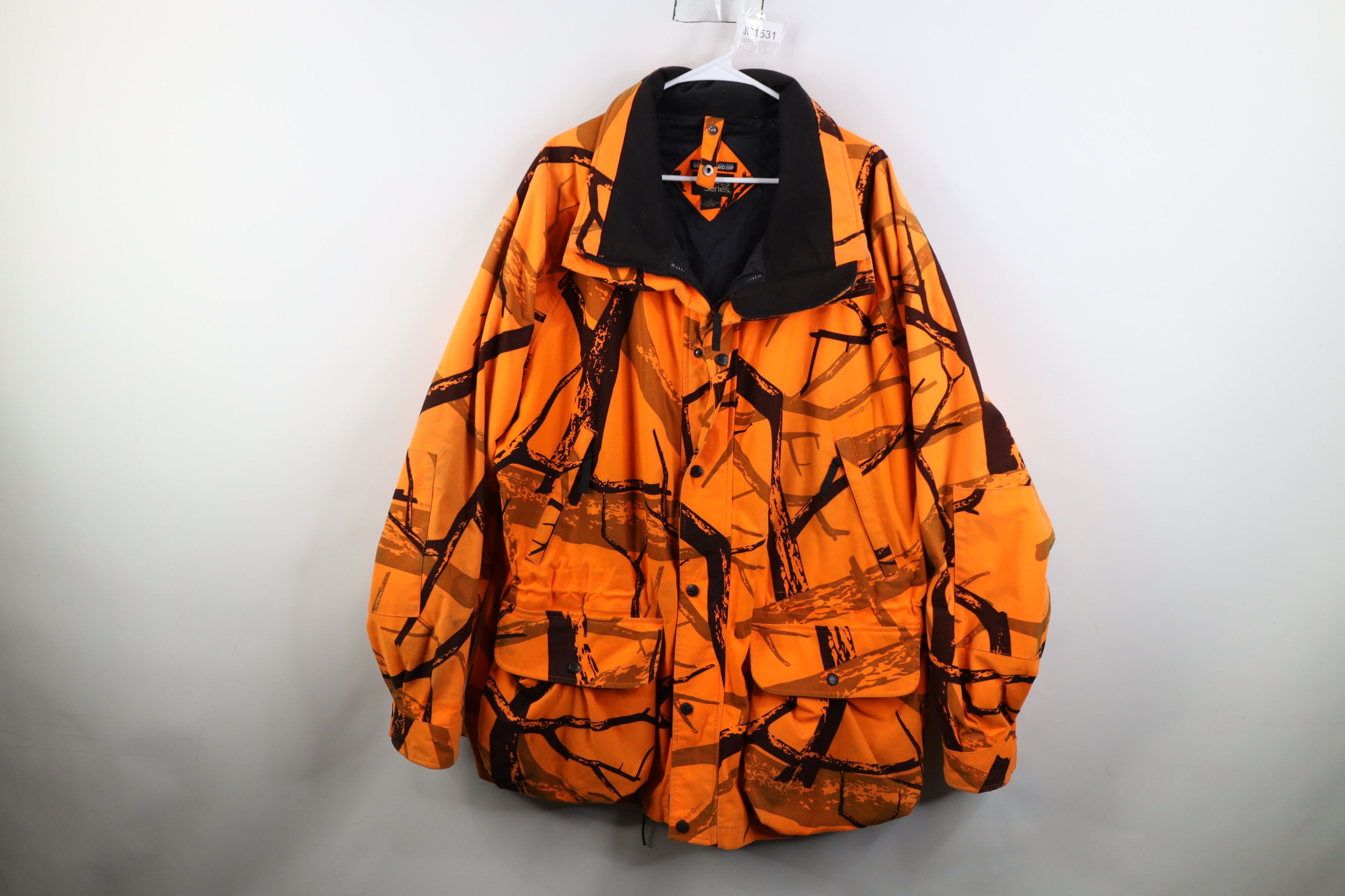 Vintage Vintage 90s Streetwear Chamois Cloth Chore Barn Jacket Blaze Size US XL / EU 56 / 4 - 1 Thumbnail