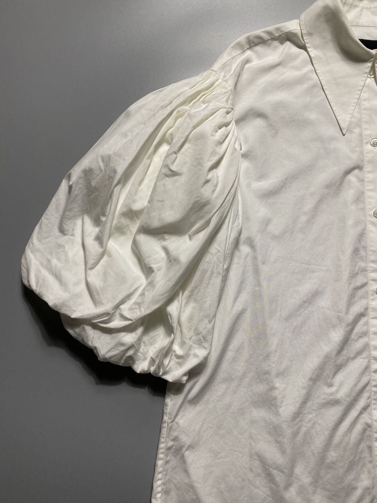 Simone Rocha SIMONE ROCHA WHITE COTTON PUFF SLEEVES Size XS / US 0-2 / IT 36-38 - 4 Thumbnail