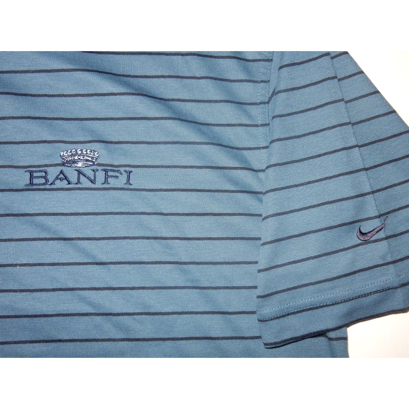 Nike Nike Men's Polo Shirt XL Short Sleeve Cotton Blend Blue 2000s Casual Sportswear Size US XL / EU 56 / 4 - 2 Thumbnail