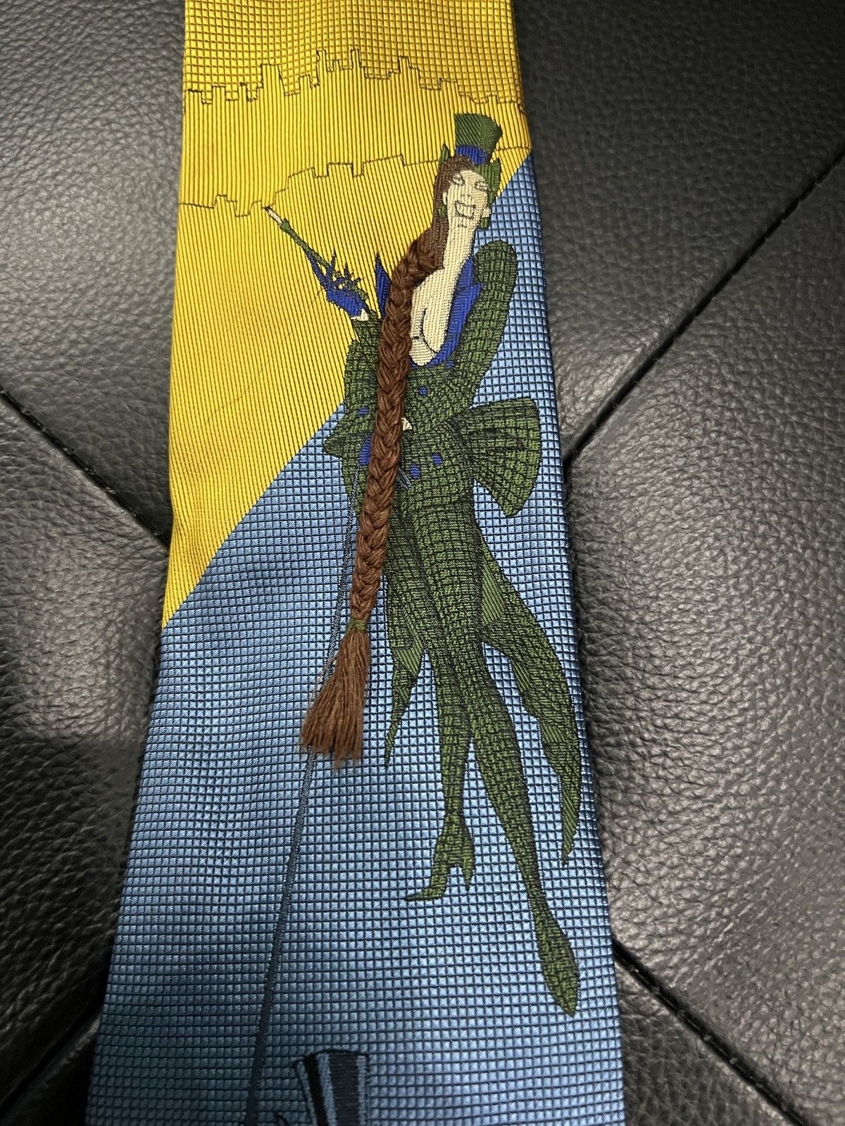 Jean Paul Gaultier Jean Paul Gaultier 90s, Lady's Long Braid, Cigar Bulldog Tie Size ONE SIZE - 5 Thumbnail