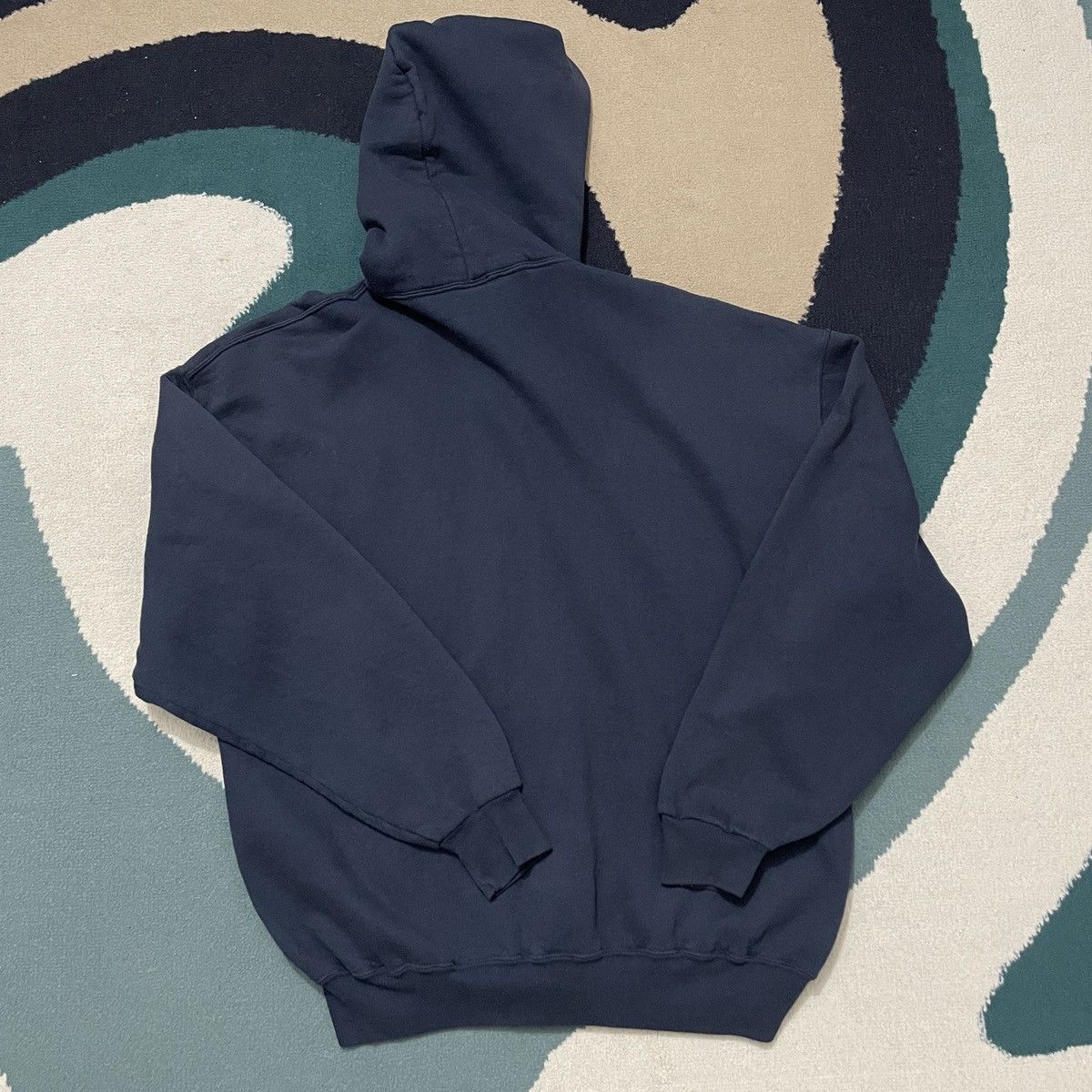 Russell Athletic 1990s Russell Athletic Blank Zipper Hoodie Size US XL / EU 56 / 4 - 4 Thumbnail