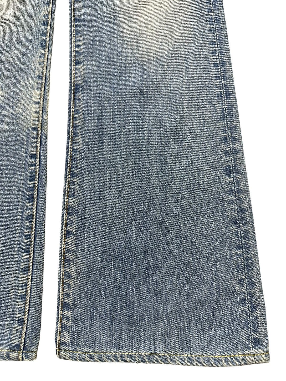 Denime Vintage Japan Denime Faded Wash Style Distress Bootcut Jeans Size US 31 - 8 Thumbnail