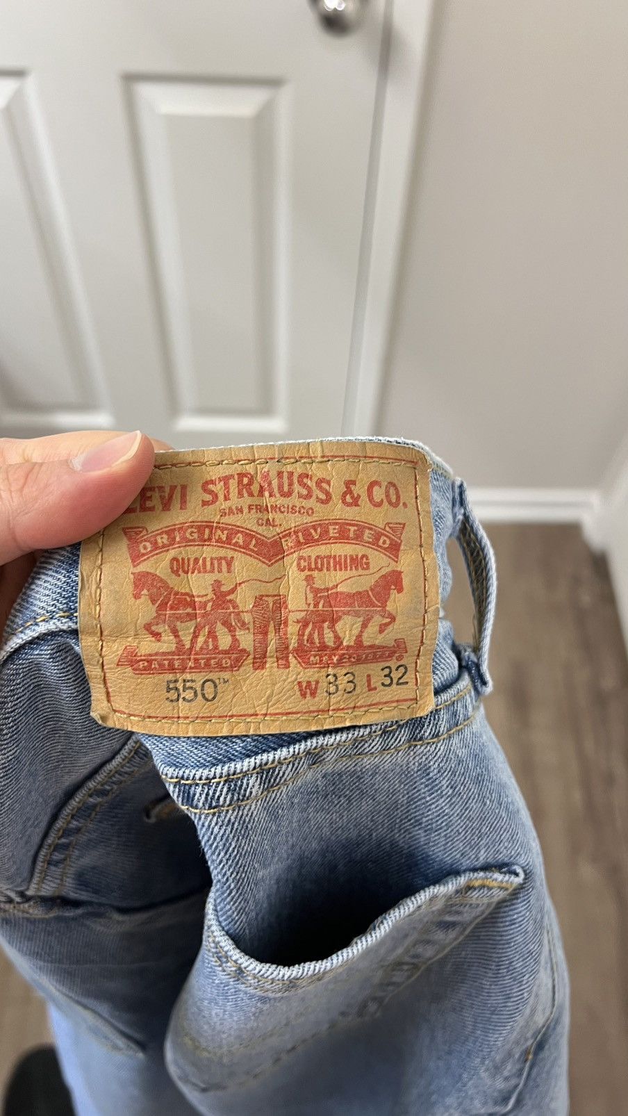Levi's 550 Levi’s denim jean Size US 33 - 4 Thumbnail