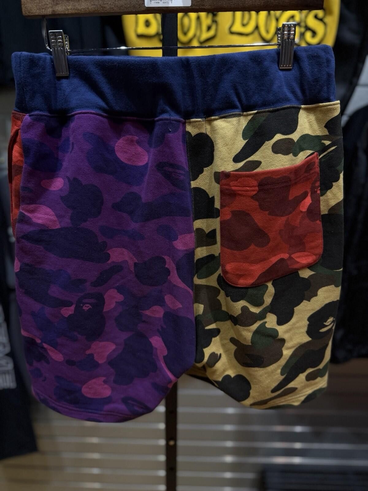 Other A Bathing Ape Shark Camo Cotton Sweat Shorts Small Size US 30 / EU 46 - 6 Thumbnail