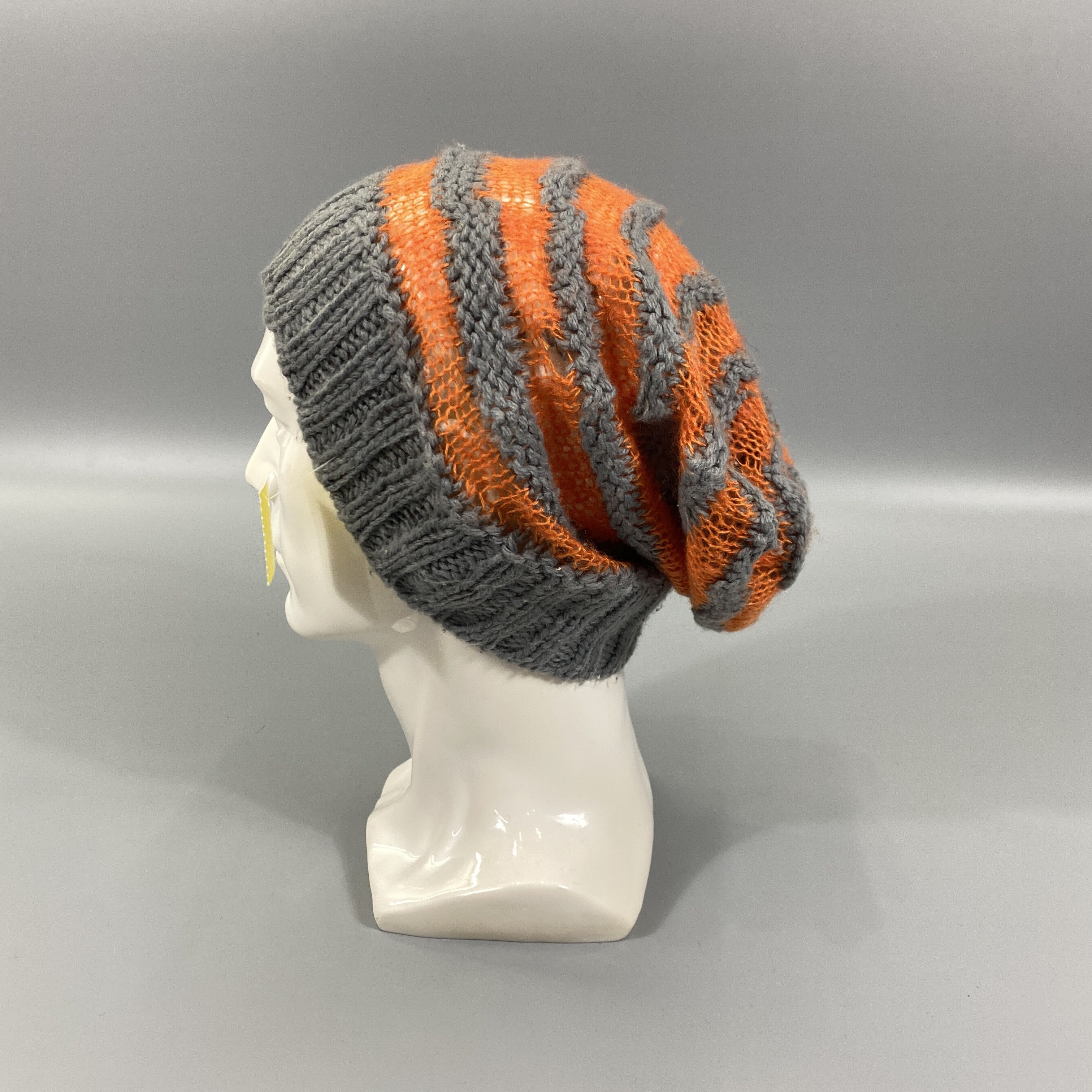 Japanese Brand Vintage Striped Snow Cap Beanie Hat -BN960 Size ONE SIZE - 1 Thumbnail