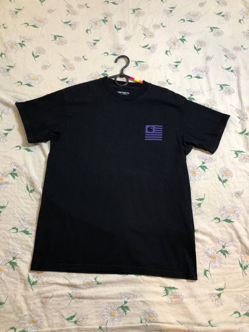Carhartt Carhartt Black T-Shirt Streetwear big print logo Y2K Size US XS / EU 42 / 0 - 1 Thumbnail