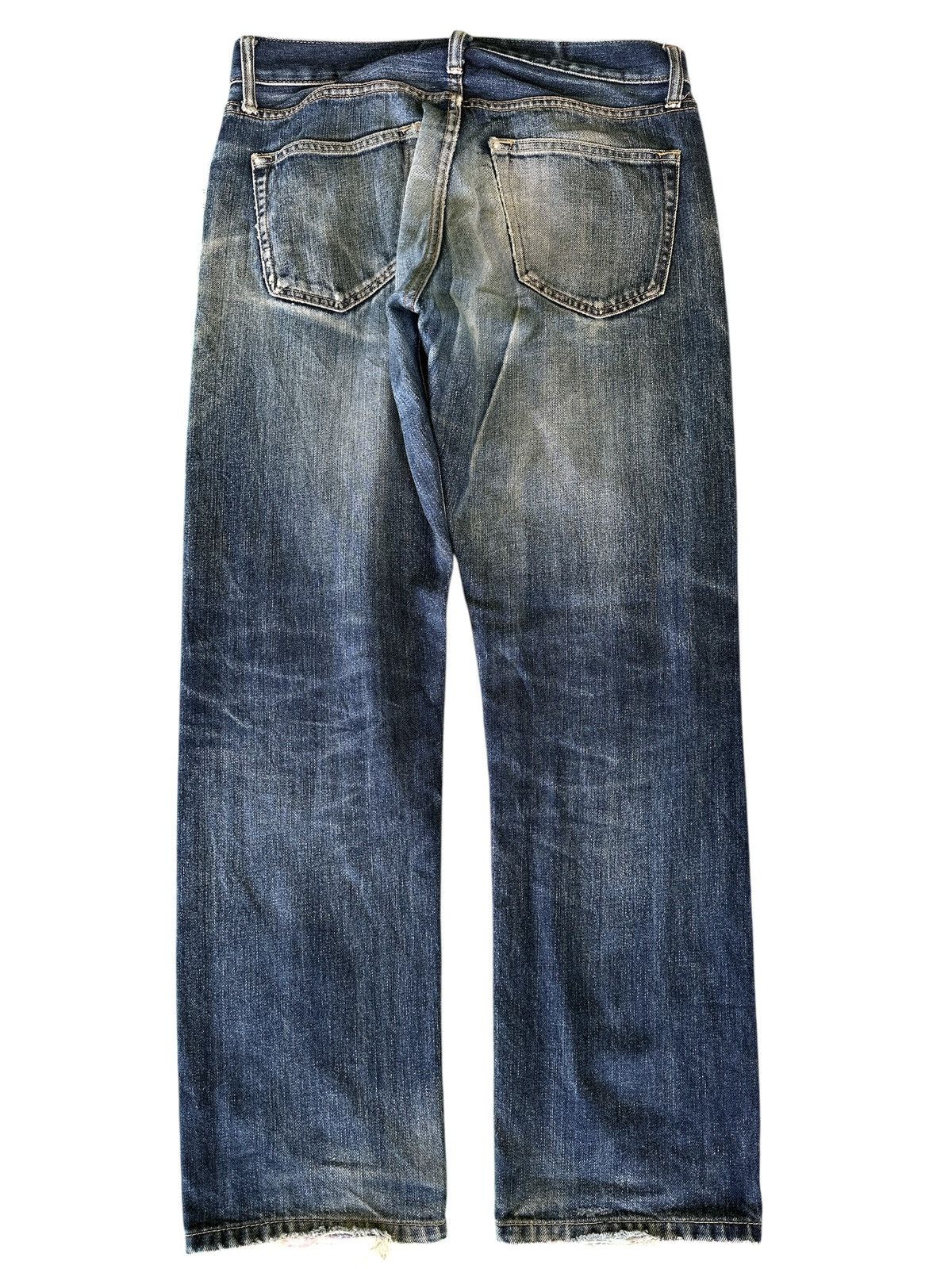 Japanese Brand Distress Uniqlo Selvedge 32x37 . Size US 32 / EU 48 - 2 Thumbnail