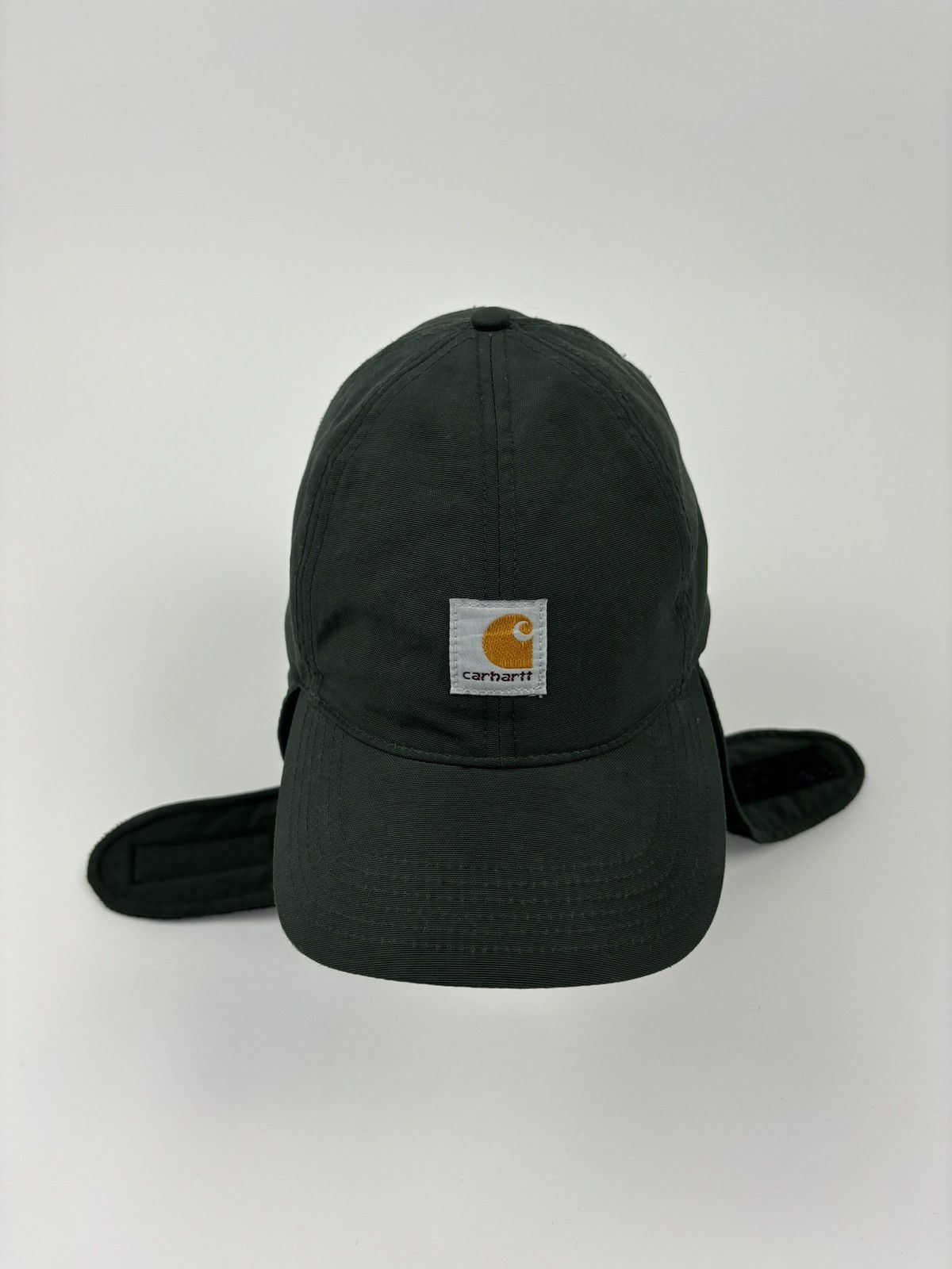 Carhartt × Vintage Forest Green 2000s trapper hunting ear flap hat Size ONE SIZE - 4 Thumbnail