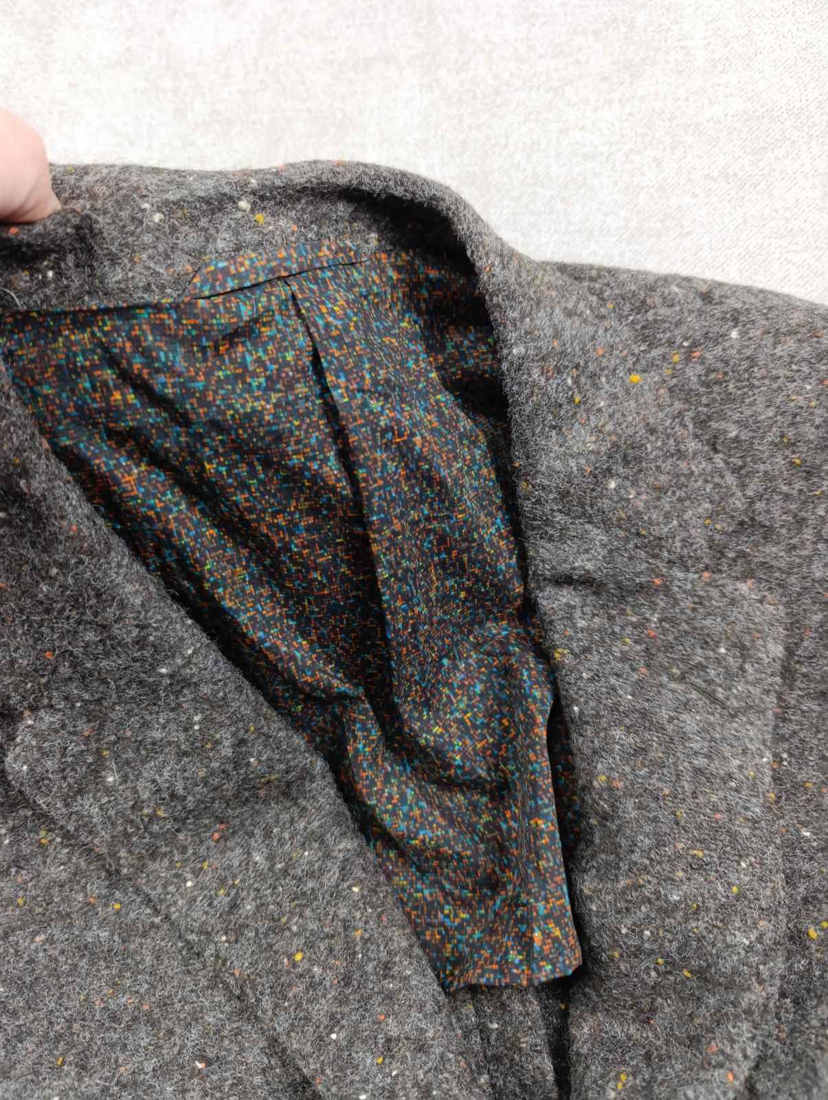 SARTORIO SARTORIO NAPOLI BY KITON MENS TWEED WOOL BLAZER JACKET Size 54R - 9 Thumbnail
