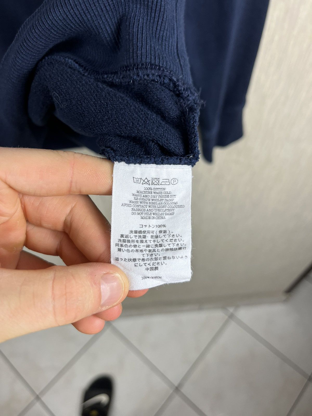 YMC YMC You Must Create basic navy y2k crewneck sweatshirt Size US S / EU 44-46 / 1 - 14 Thumbnail