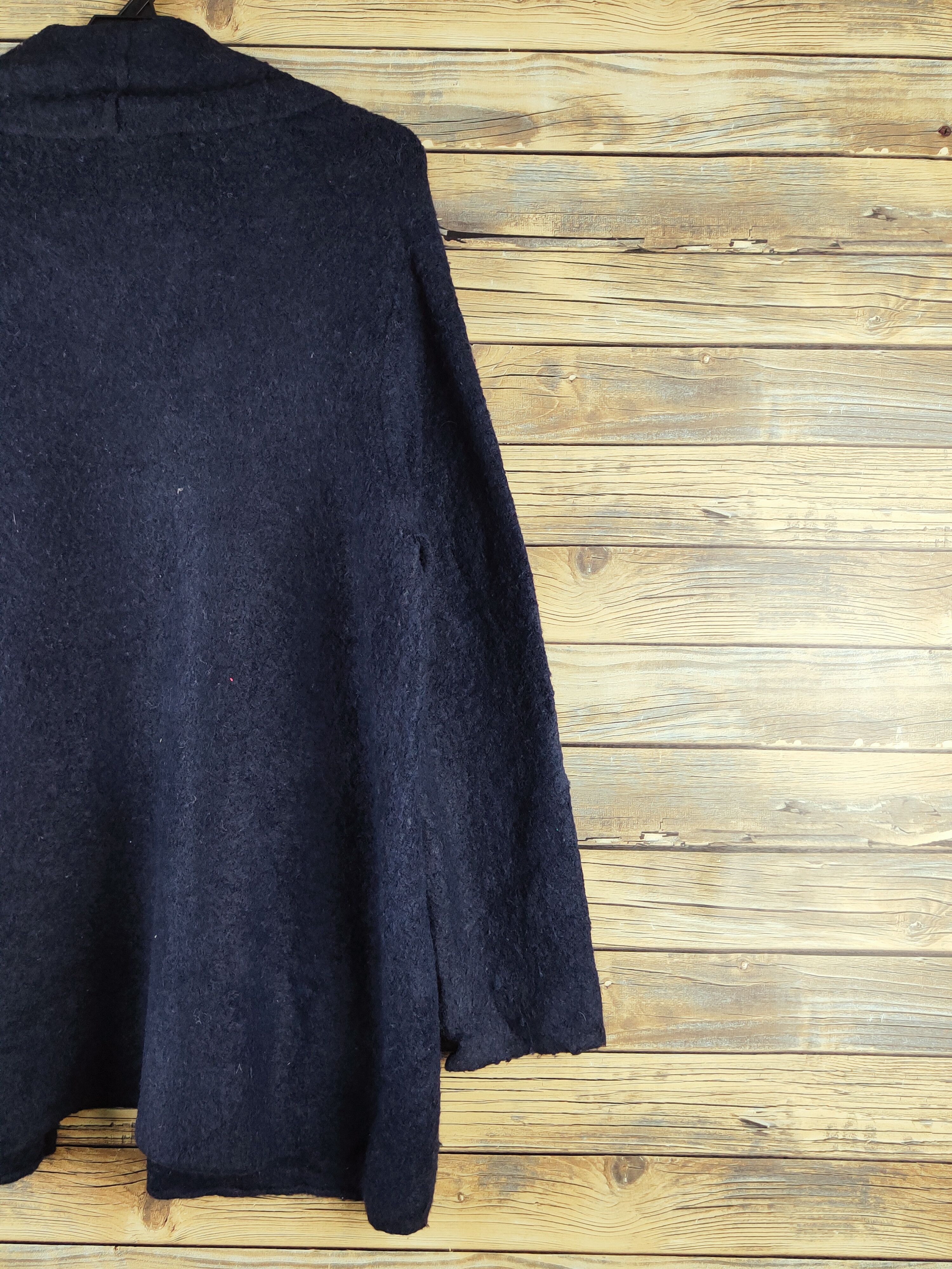 Japanese Brand × Vintage Studio Clip Navy Knitwear Cardigan #W1172 Size US M / EU 48-50 / 2 - 9 Thumbnail