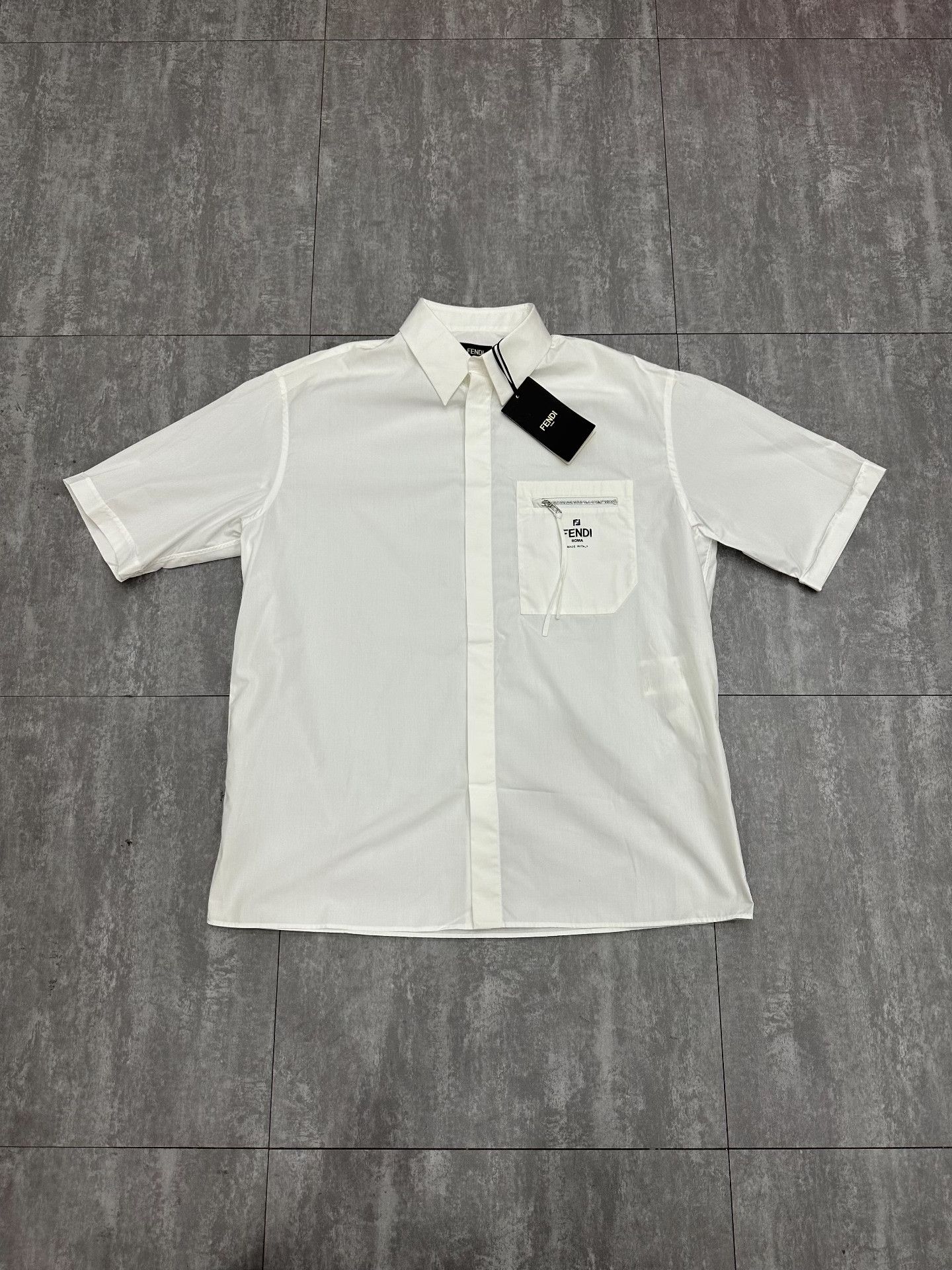 Fendi Fendi White Shirt m Men Size US M / EU 48-50 / 2 - 1 Thumbnail