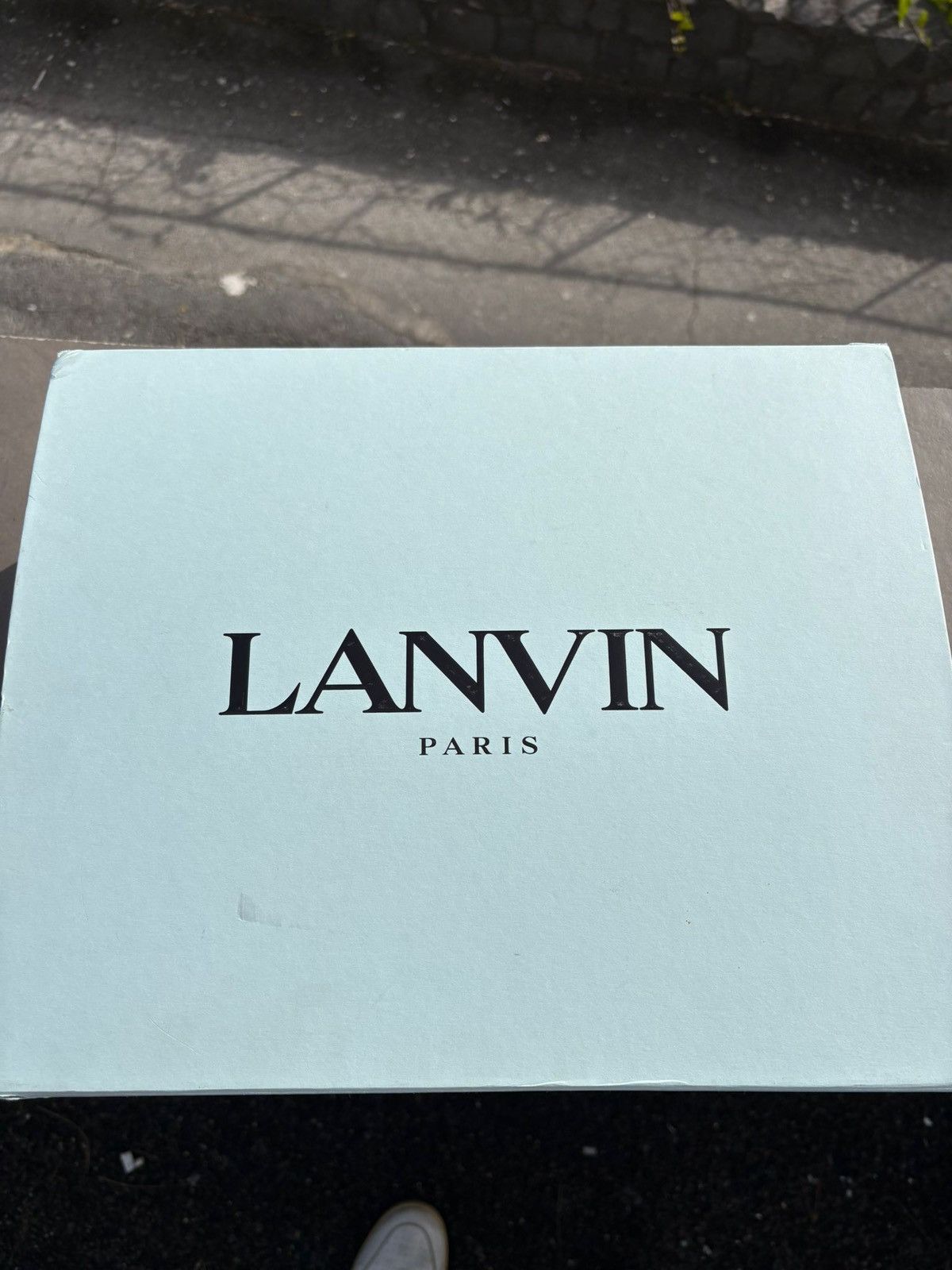 Lanvin Lanvin Curb White Ivory Sneakers Size US 11 / EU 44 - 18 Thumbnail