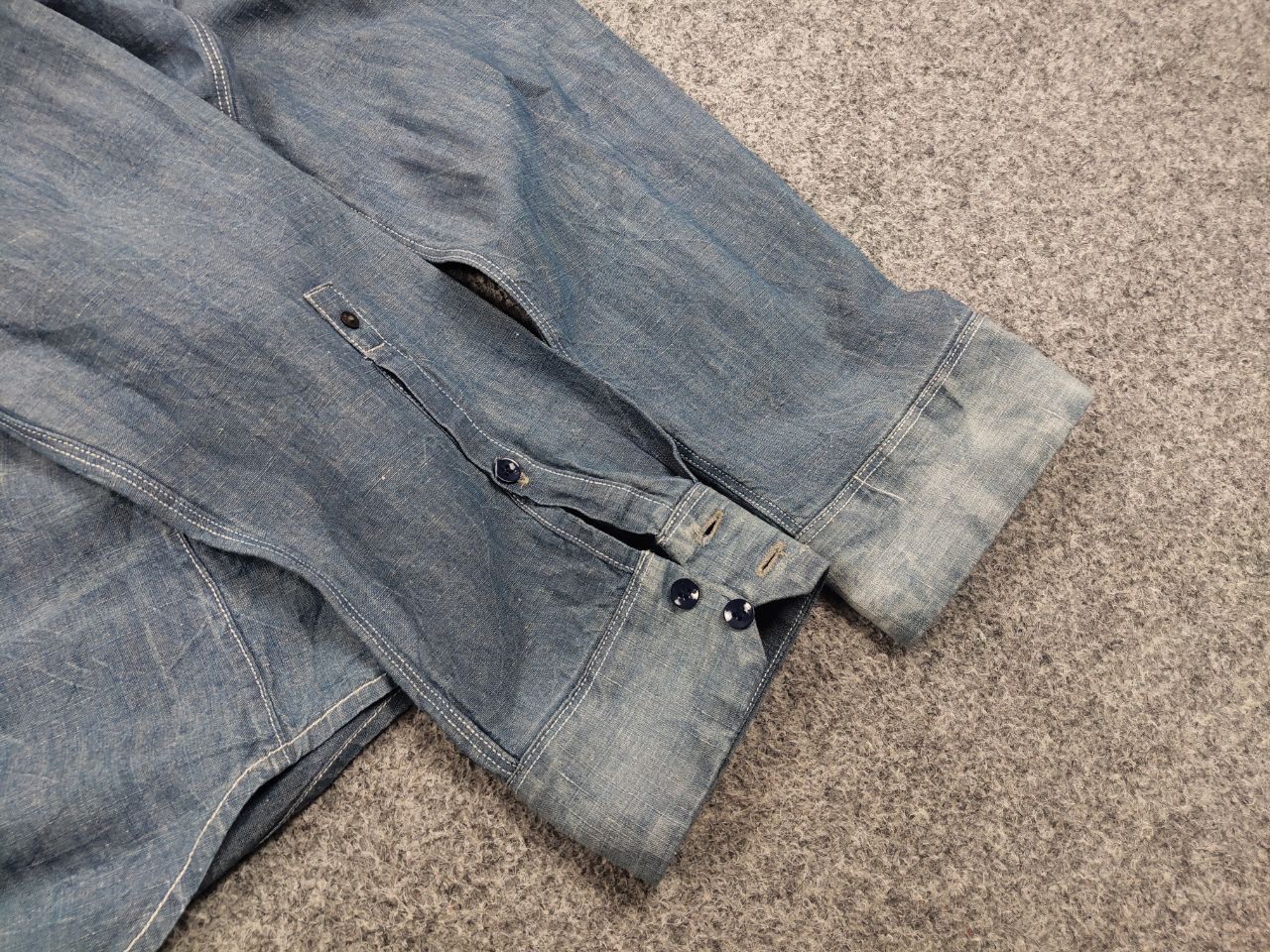 G-Star G Star Raw Essentials Tacoma Linen Blend Distressed Shirt Size US L / EU 52-54 / 3 - 13 Thumbnail