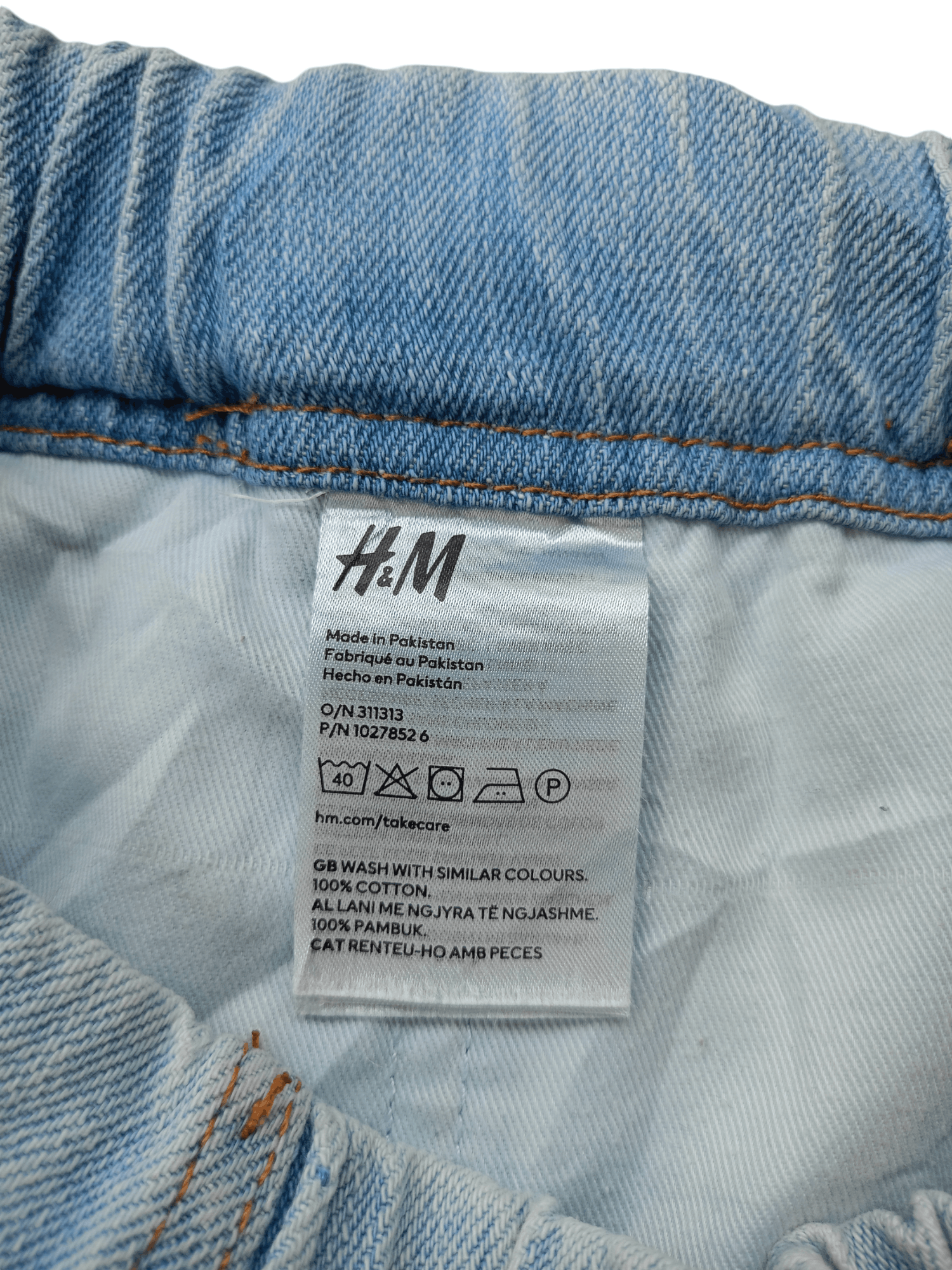 H&M H&M Relaxed Fit Distressed Vintage Streetwear Joggers Size US 26 / EU 42 - 19 Thumbnail