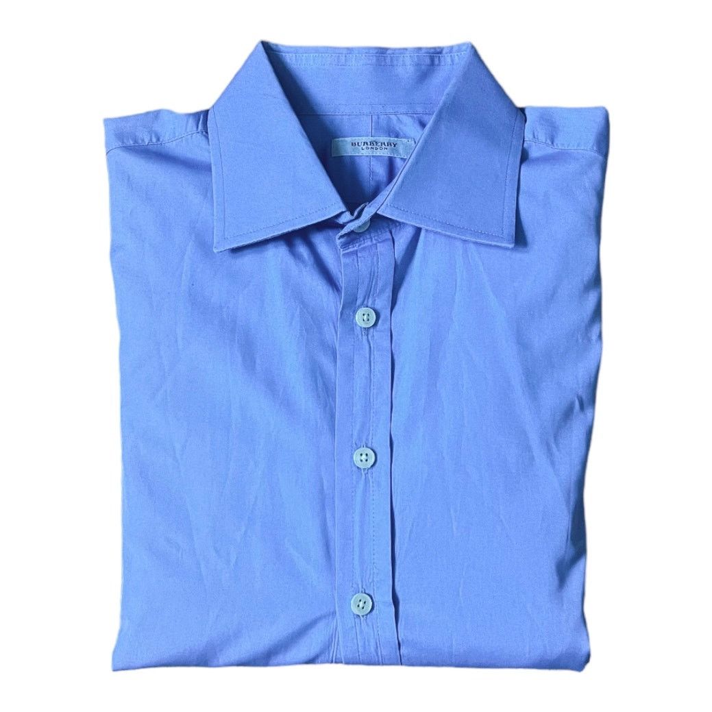 Burberry Burberry Button-Down Dress Blue Shirt | Size L Size US L / EU 52-54 / 3 - 10 Thumbnail