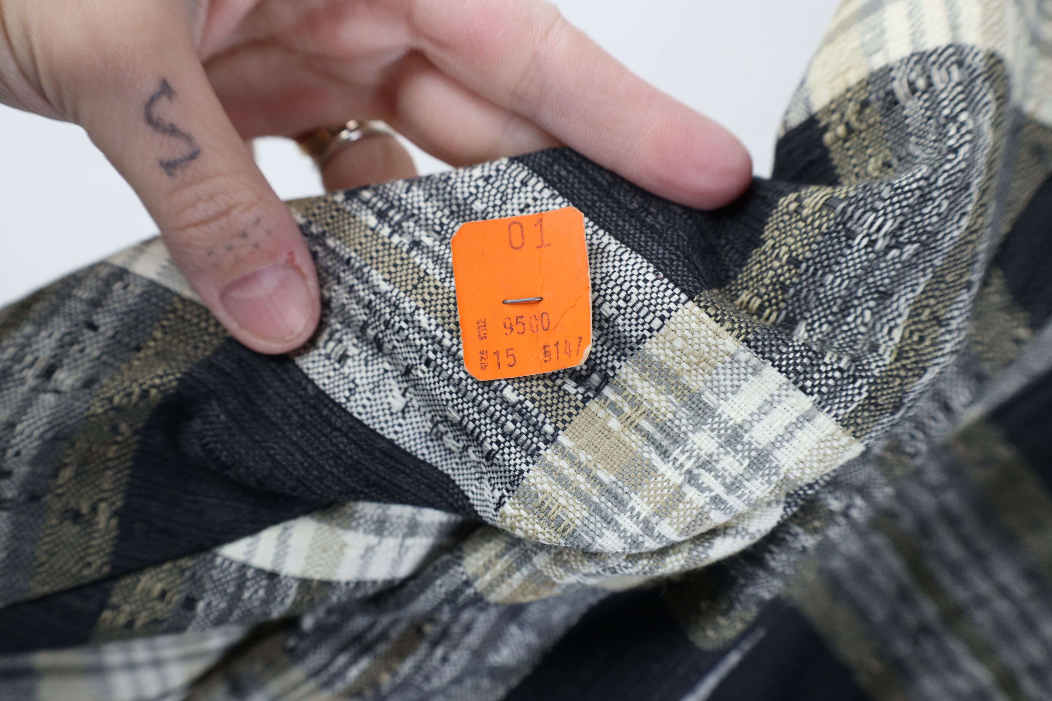 Vintage Deadstock Vintage 70s Streetwear Suit Coat Jacket Plaid Size XXL / US 16-18 / IT 52-54 - 12 Thumbnail